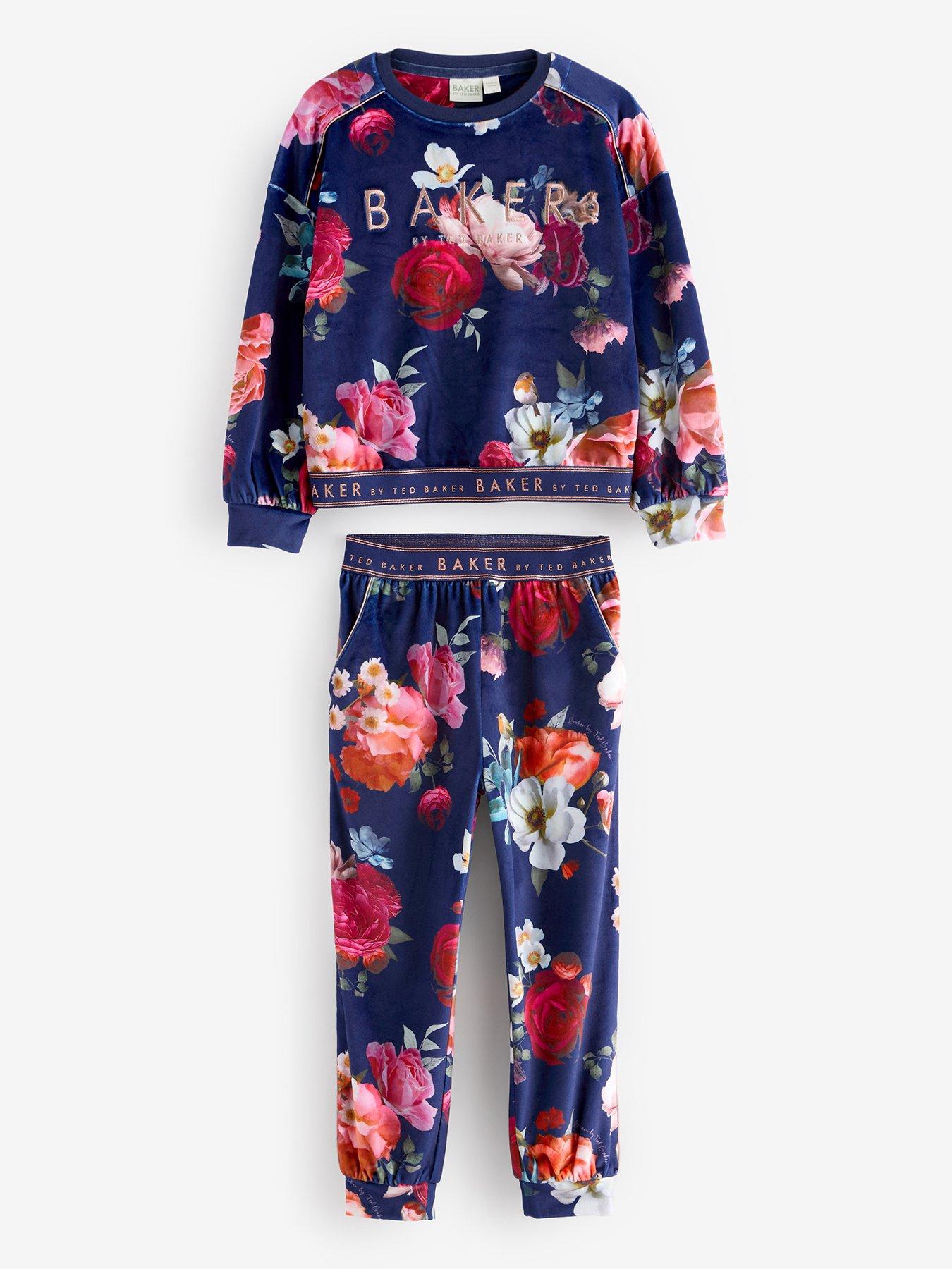 undefined Girls Cosy All Over Print Lounge Set