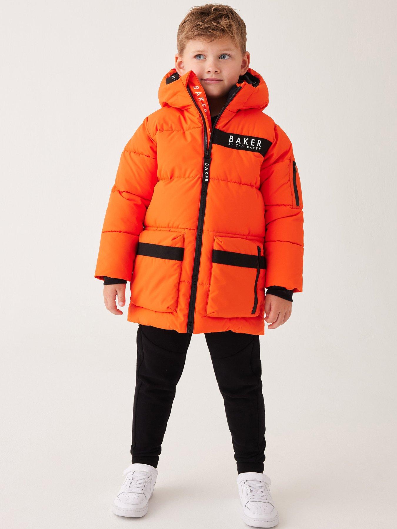 Boys orange parka best sale