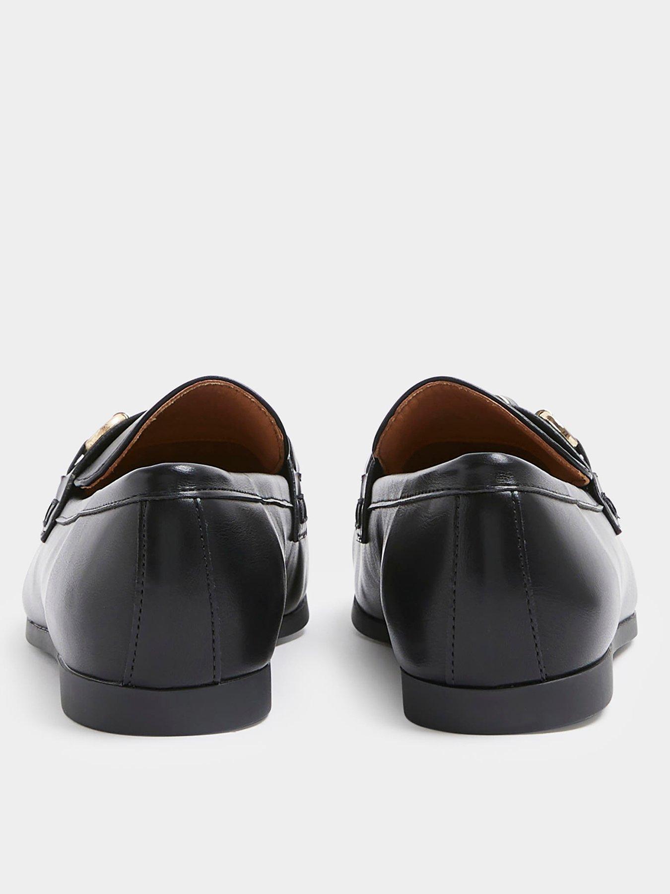 Image 3 of 6 of River Island Tassle Snaffle Loafer - Black