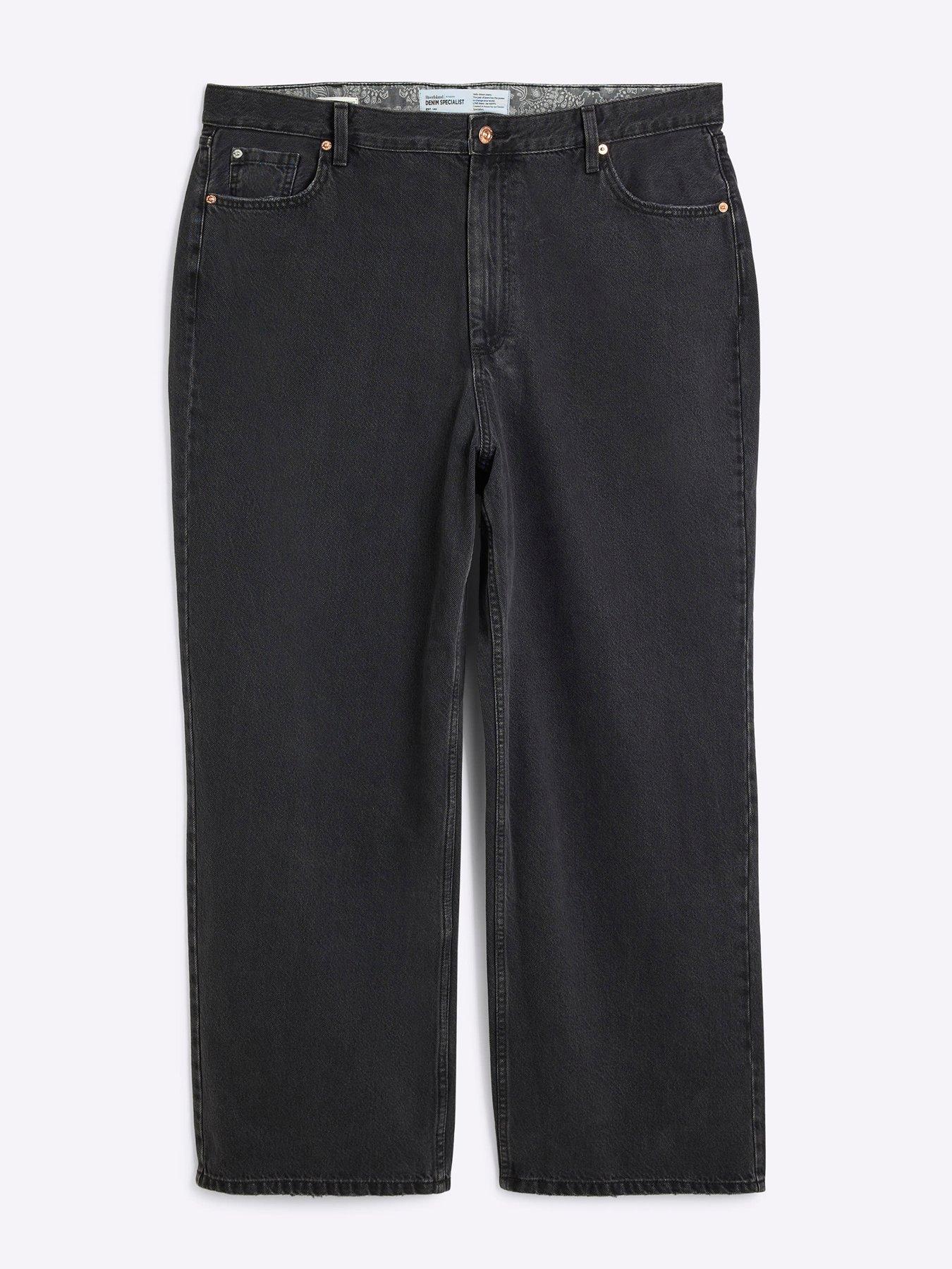 undefined Relaxed Straight Jean - Black