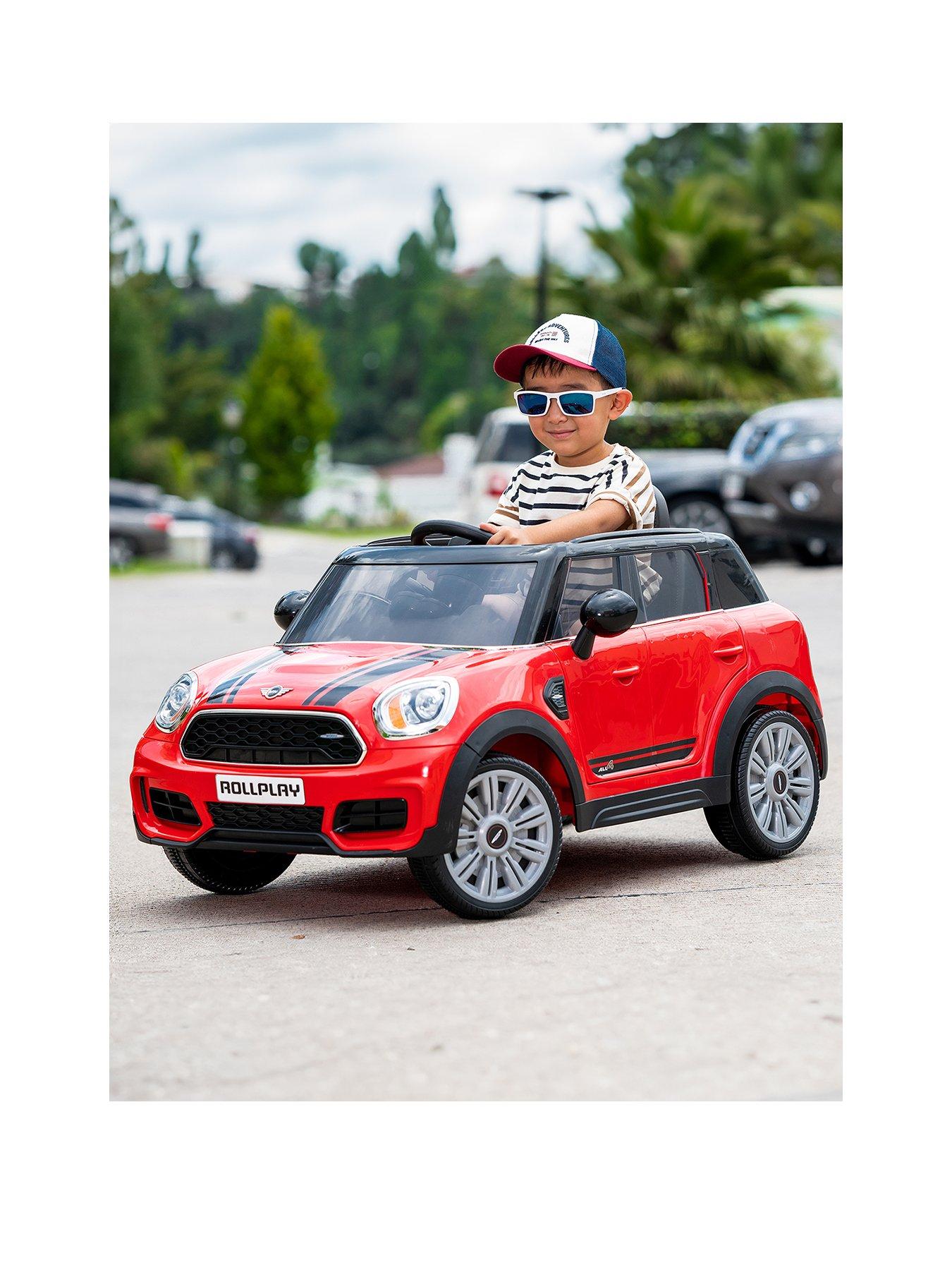 Pink mini cooper 6v ride on with remote control online