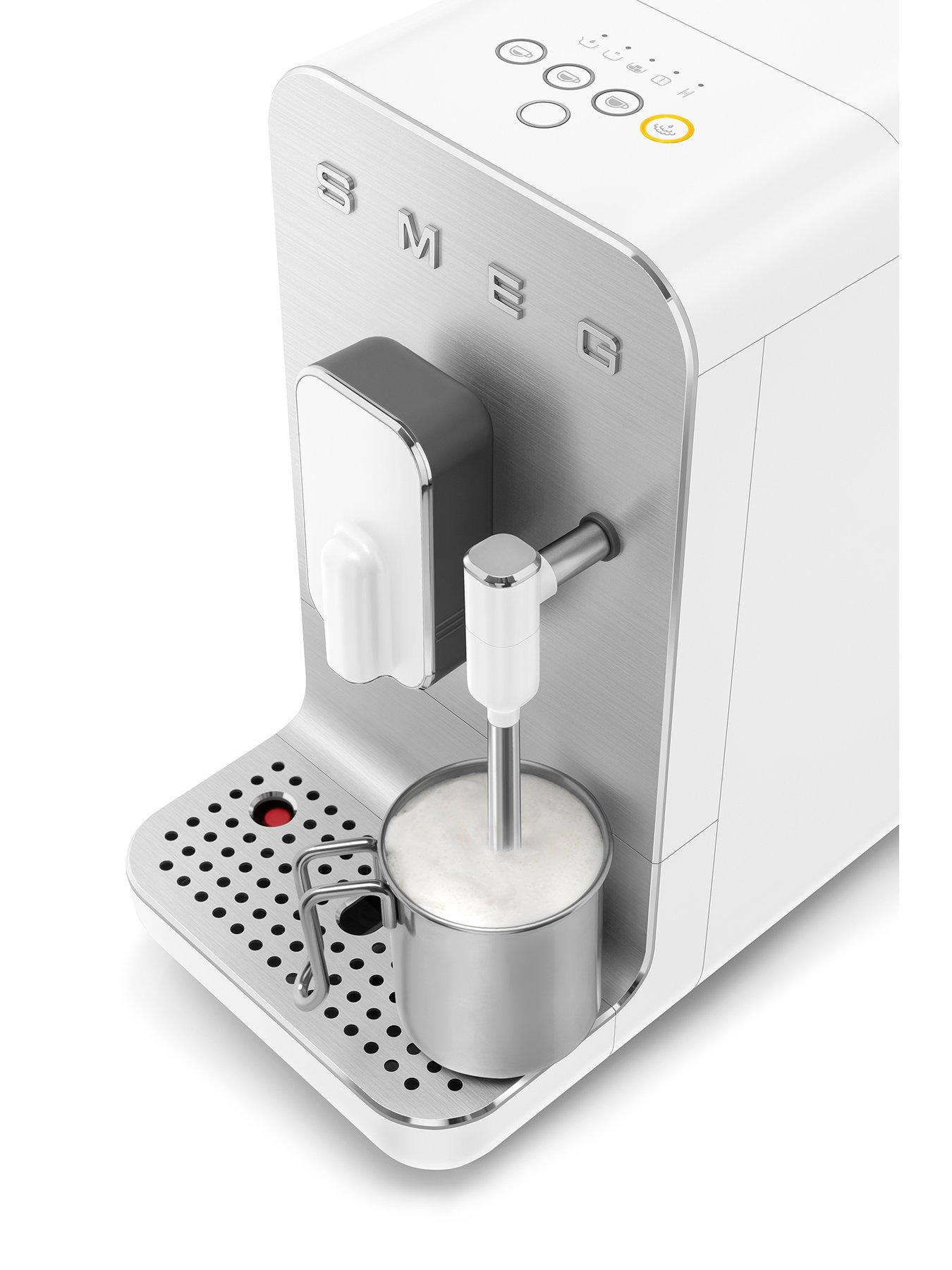 Smeg BCC12 Bean to Cup Coffee Machine - Matte White | Very