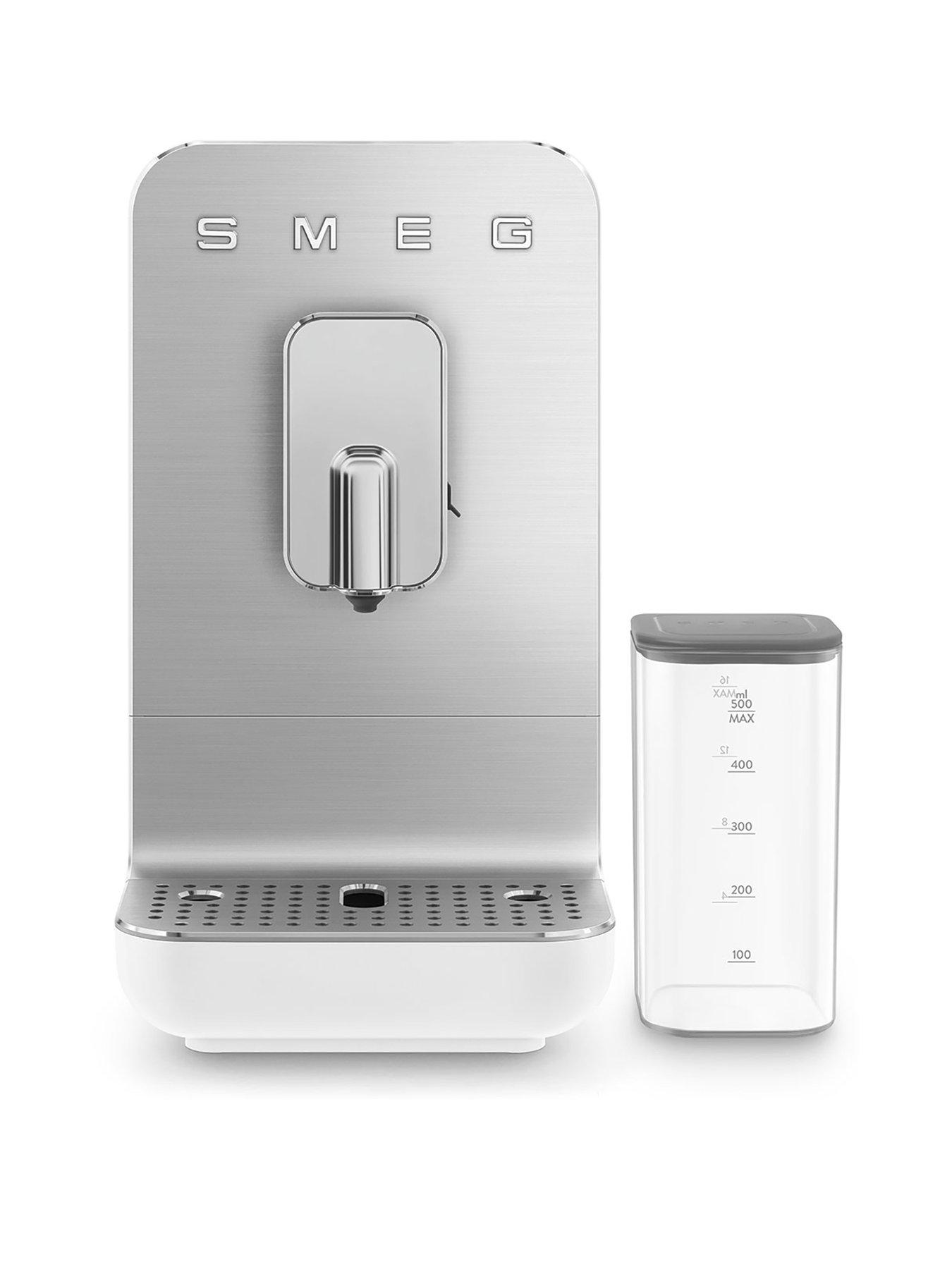 Smeg BCC12 Bean to Cup Coffee Machine - Matte White | Very