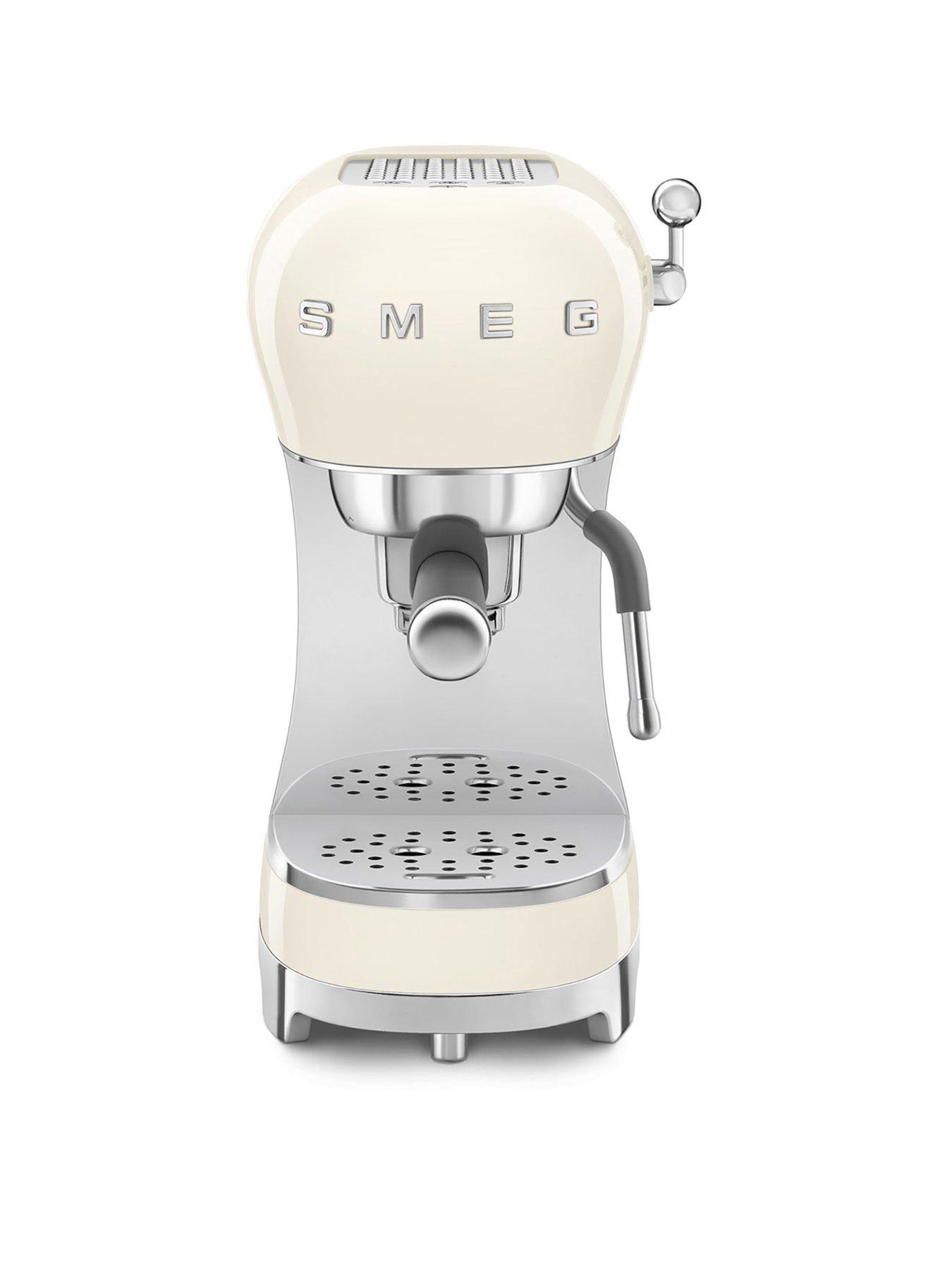 Smeg ECF02 Espresso Coffee Machine - Cream