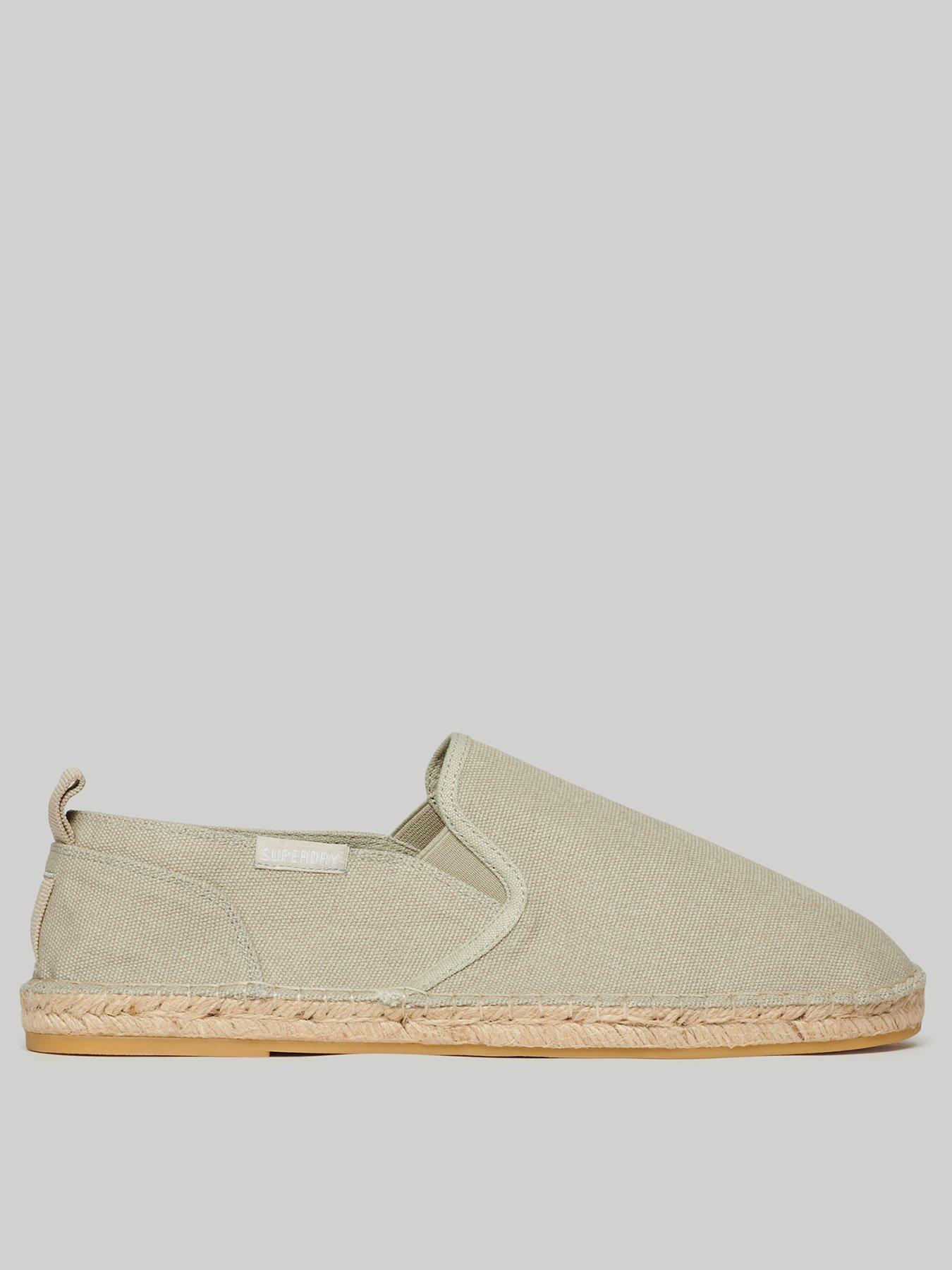 Superdry Canvas Espadrille Shoes - Beige | Very.co.uk