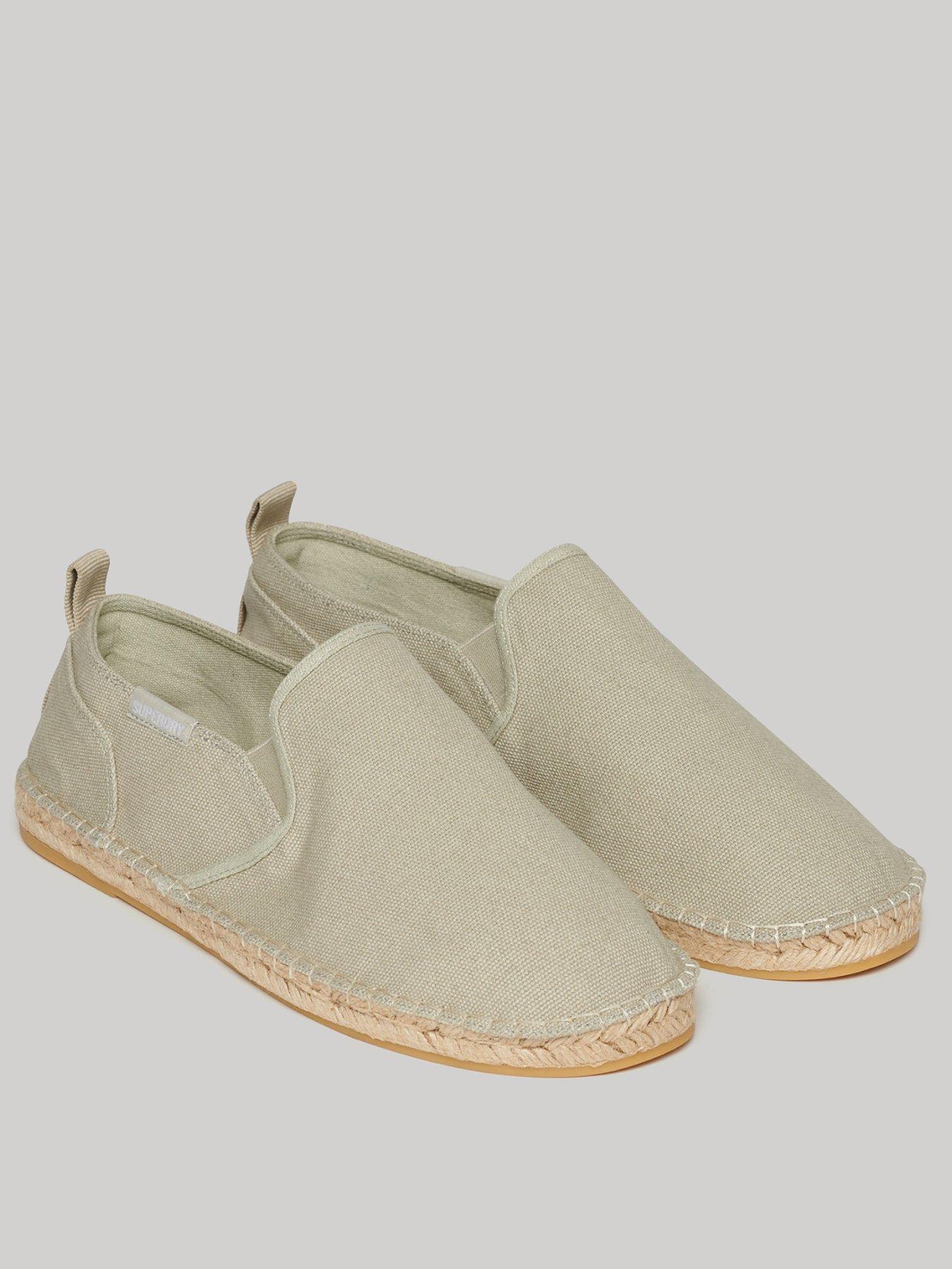 Superdry Canvas Espadrille Shoes - Beige | Very.co.uk