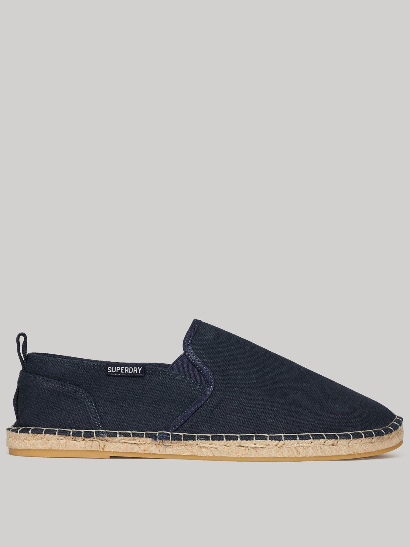 Superdry Canvas Espadrille Shoes - Navy | Very.co.uk
