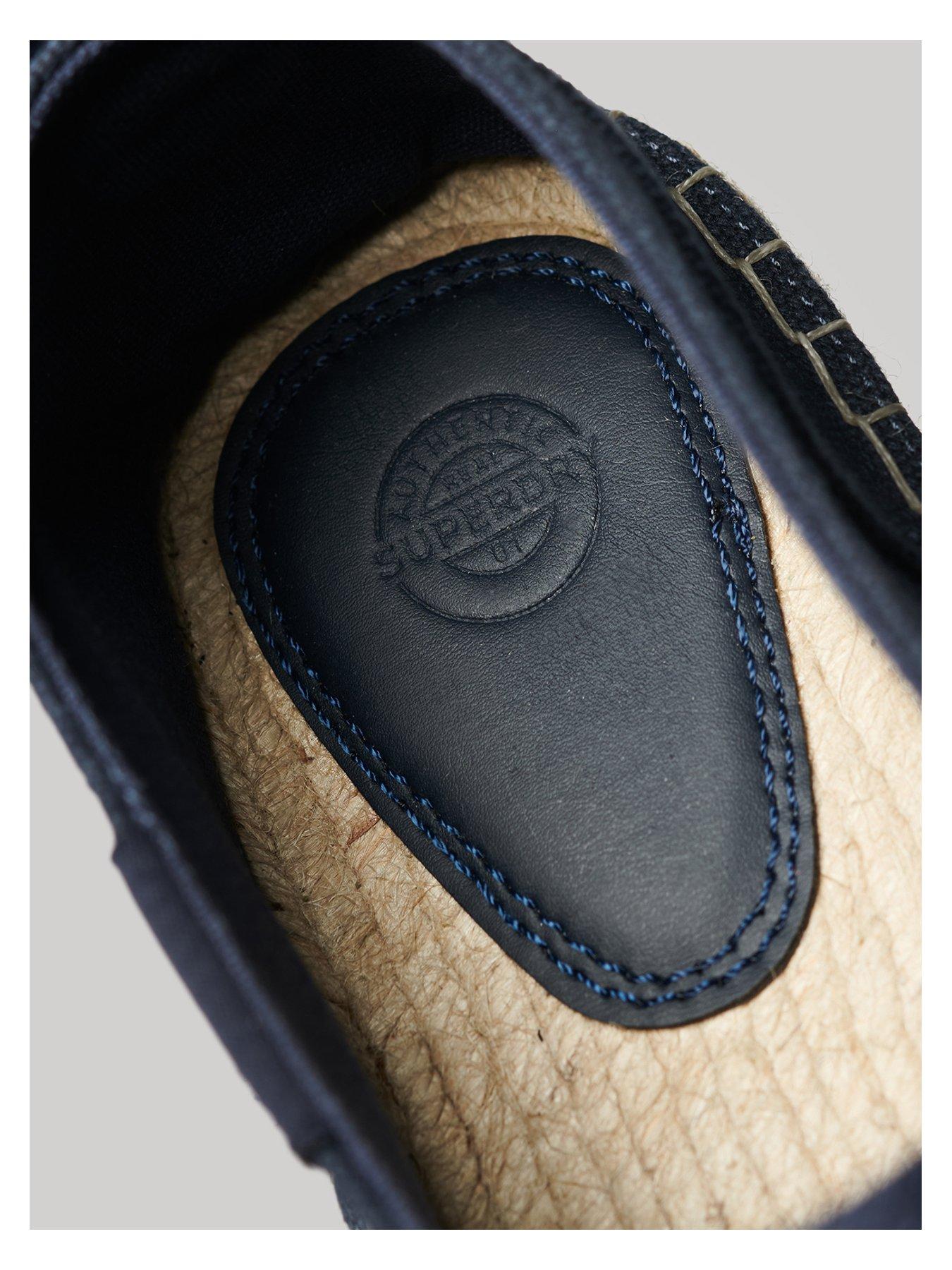Superdry Canvas Espadrille Shoes - Navy | Very.co.uk