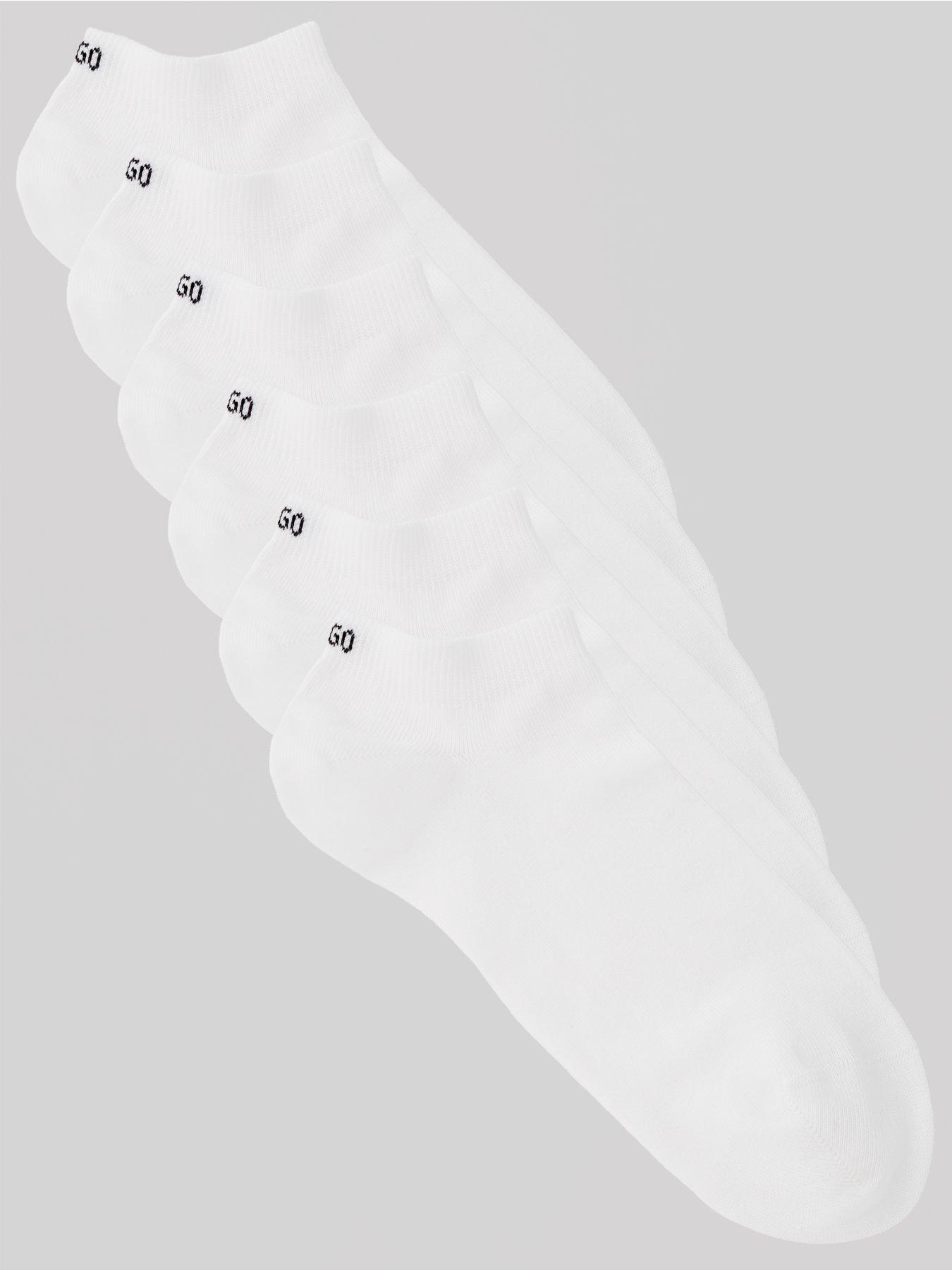 Image of HUGO 6 Pack As Uni Crew Socks - White