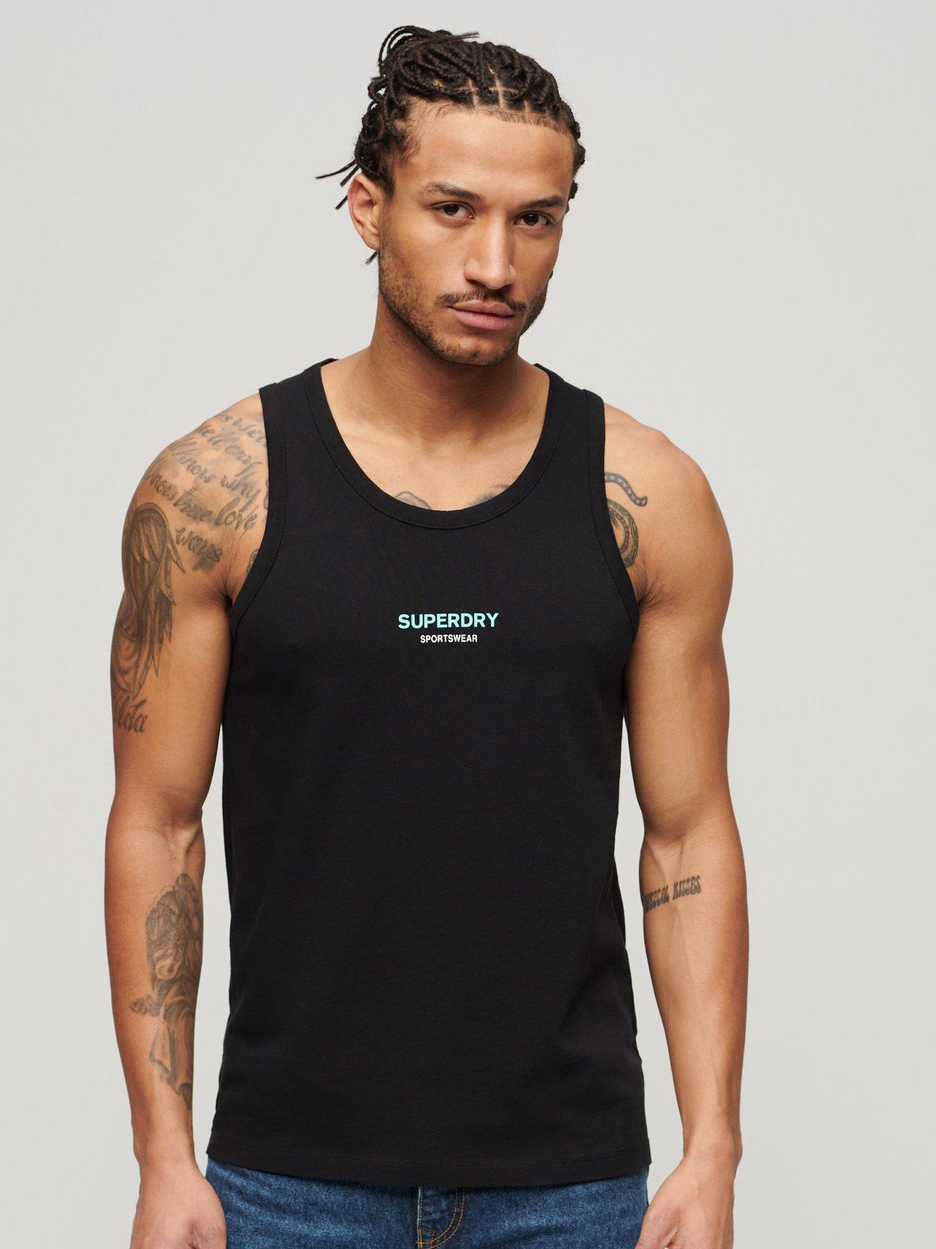 Mens superdry vest sale hot sale