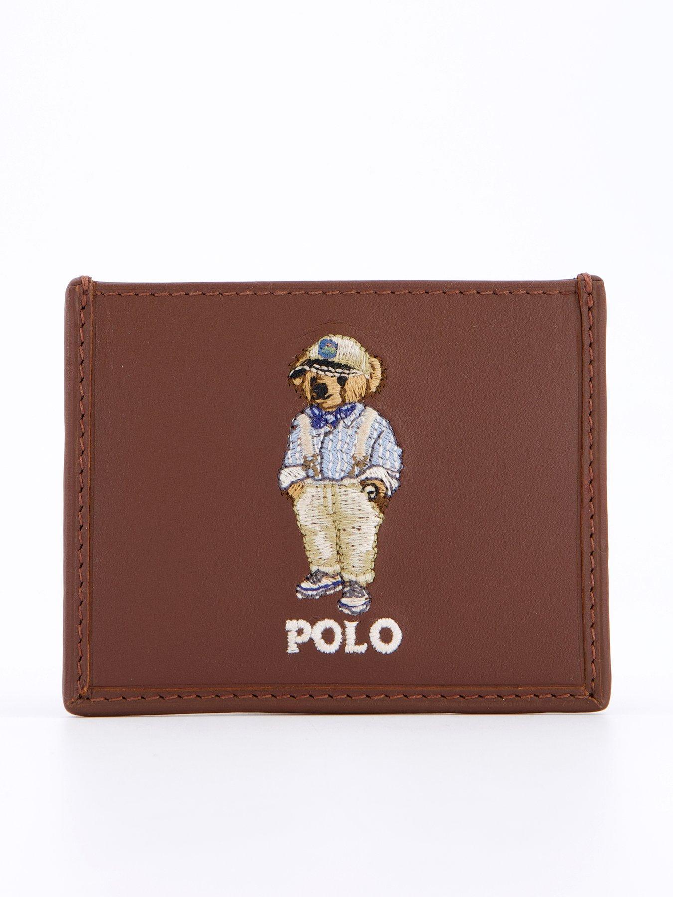 Polo bear leather card case 2025