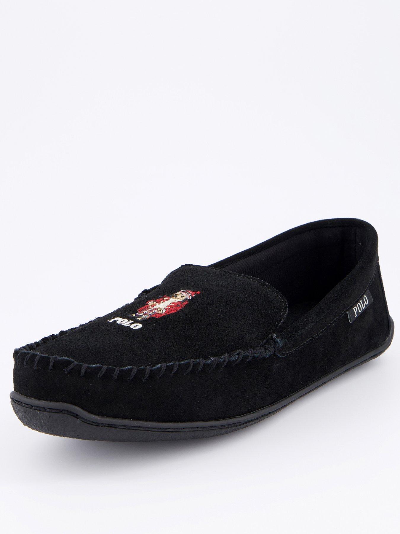 undefined Teddy Slippers - Black