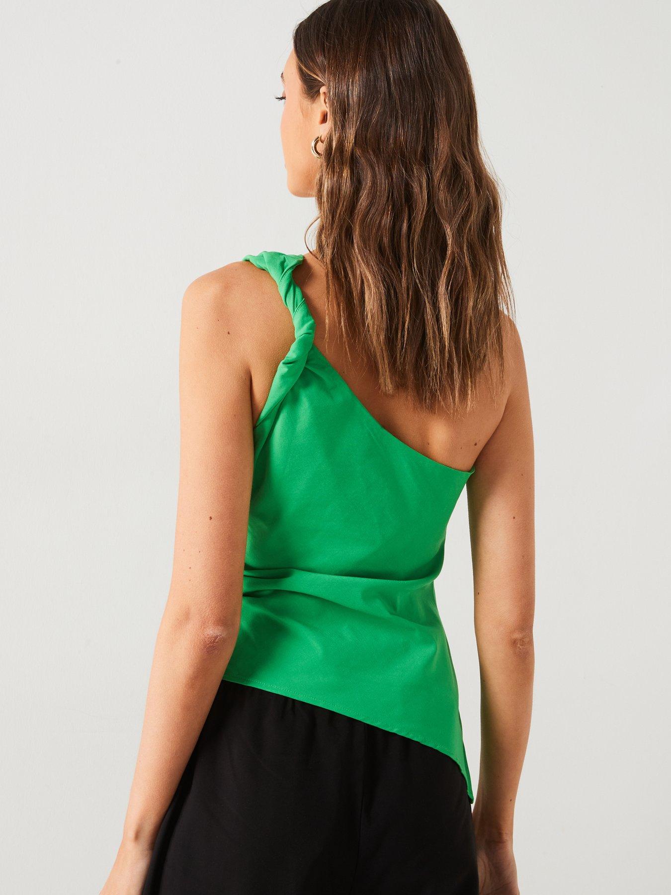 One shoulder top mango sale