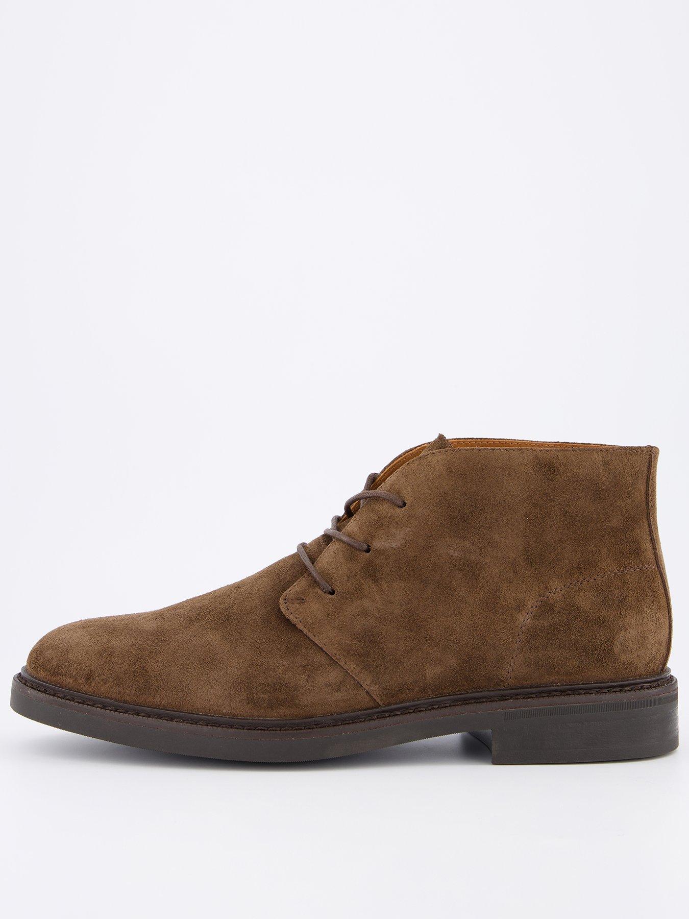 undefined Asher Suede Chukka Boots - Dark Brown