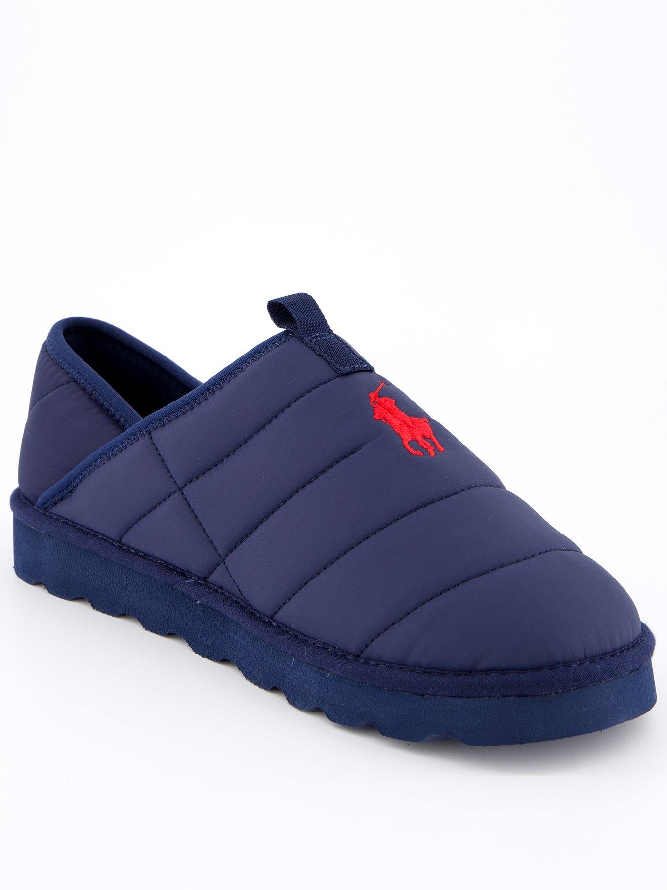 undefined Everett Quilted Collapse Heel Slippers - Navy
