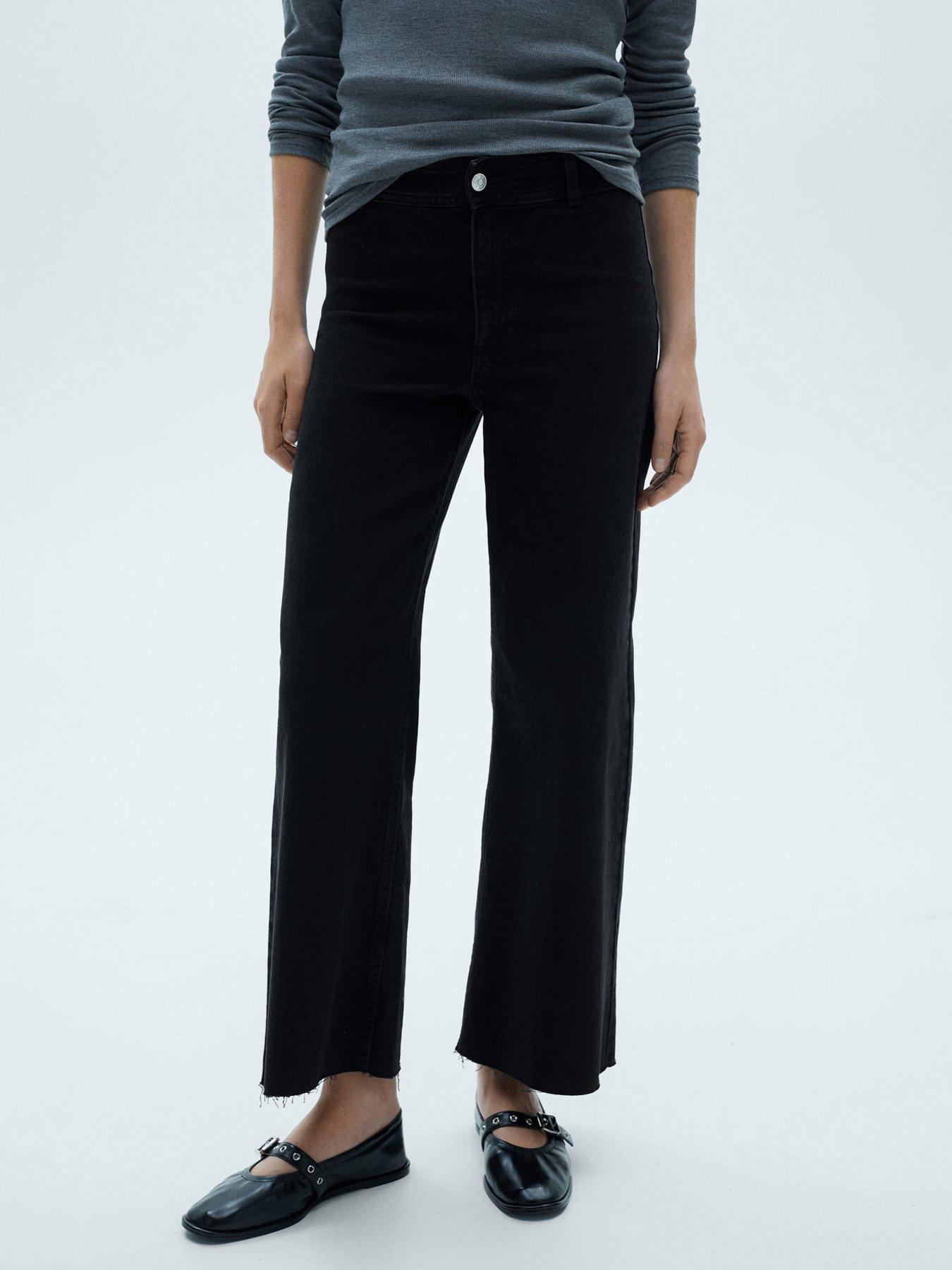 undefined Catherine Culotte Jeans - Black