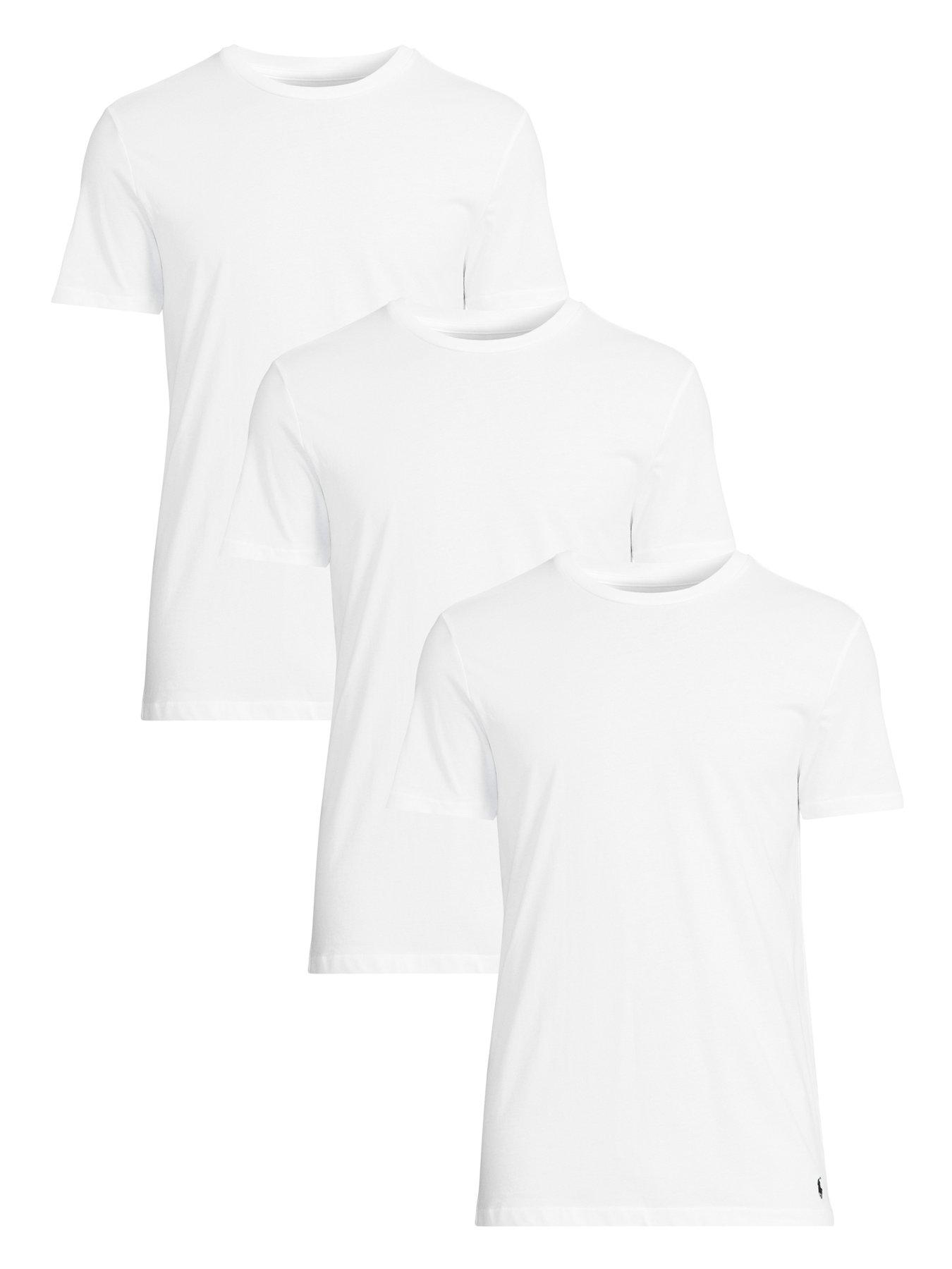 Polo Ralph Lauren 3 Pack of Loungewear T-Shirts - White