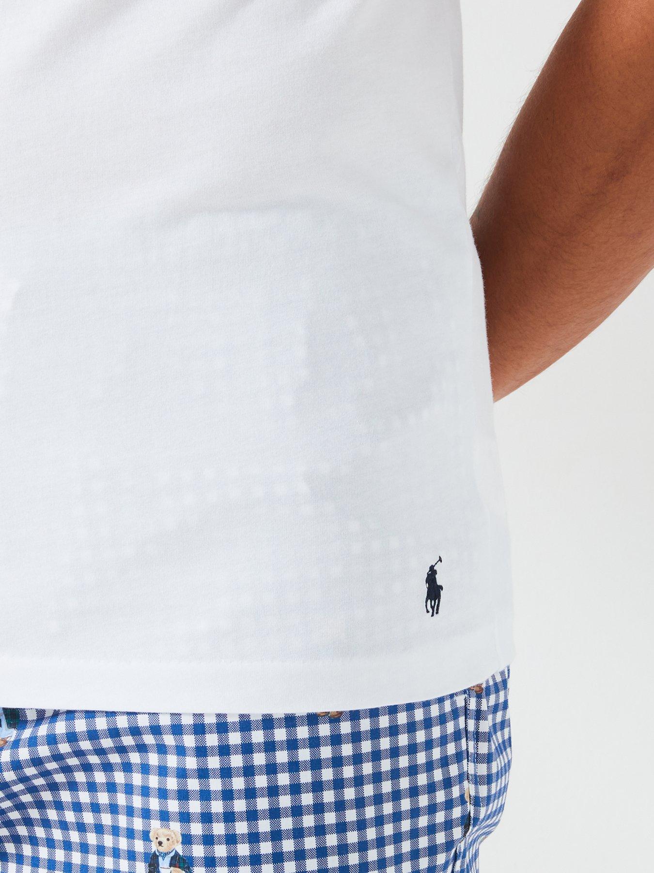 Image 5 of 6 of Polo Ralph Lauren 3 Pack of&nbsp;Loungewear T-Shirts - White