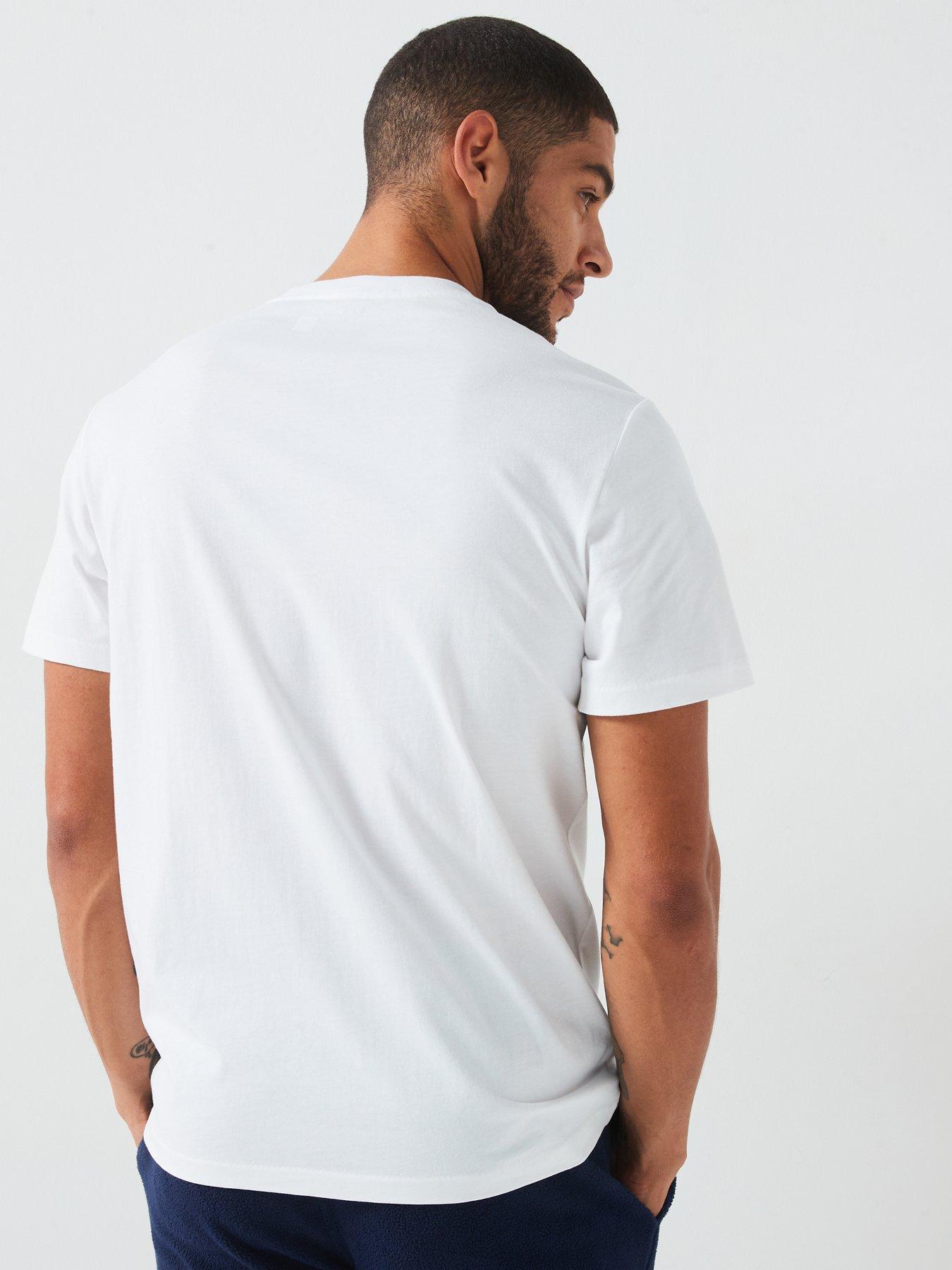 Image 2 of 4 of Polo Ralph Lauren Left Chest Logo Loungewear T-shirt - White