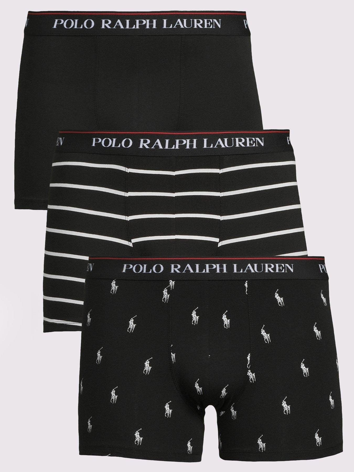 Polo Ralph Lauren 3 Pack Stretch Cotton Trunks - Multi