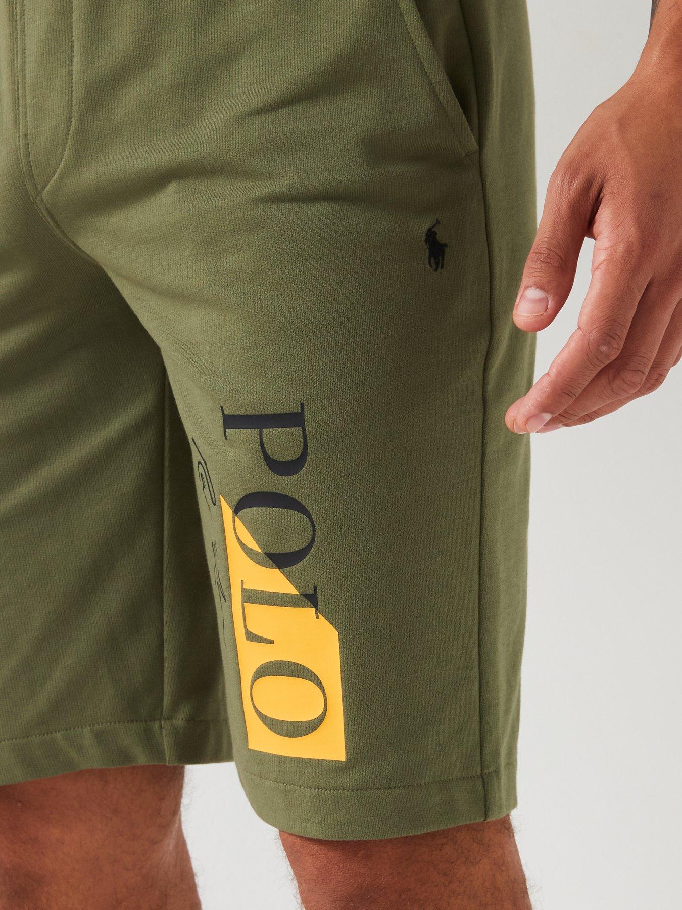 Side Logo Loungewear Shorts Green