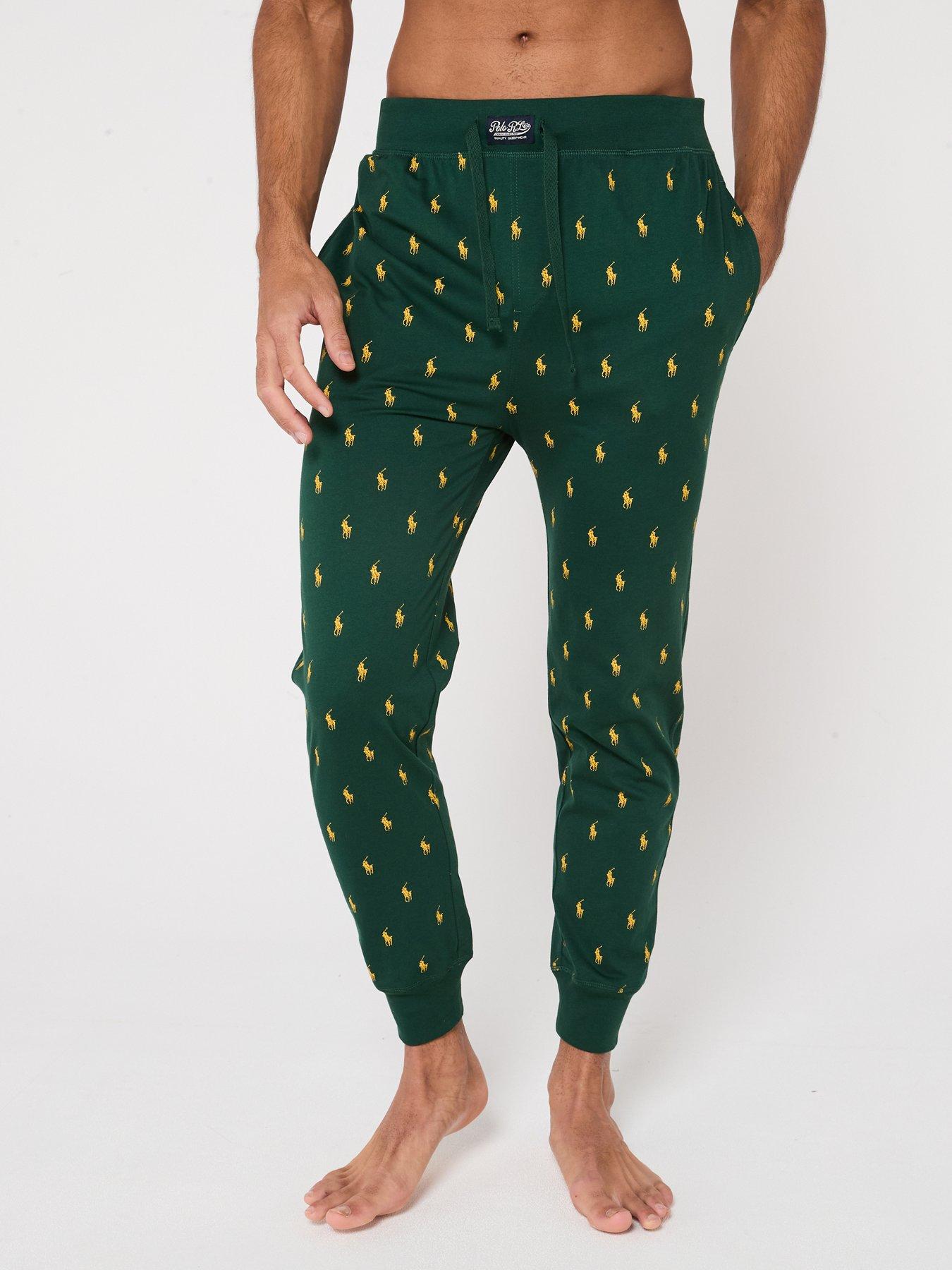 Polo Ralph Lauren Polo Ralph Lauren All Over Print Loungewear Pants Dark Green Very