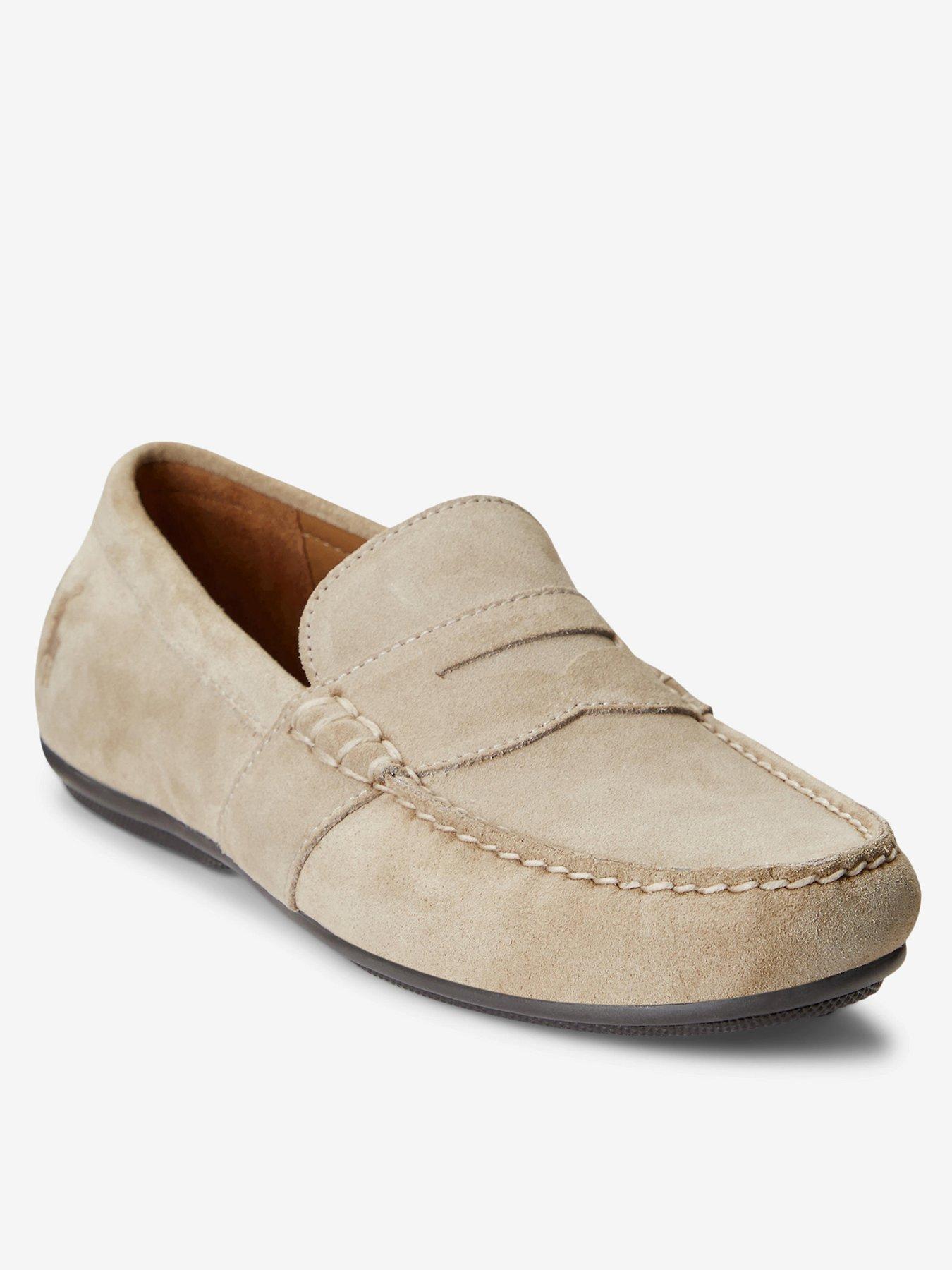Image 2 of 4 of Polo Ralph Lauren Reynold Suede Moccasin - Beige