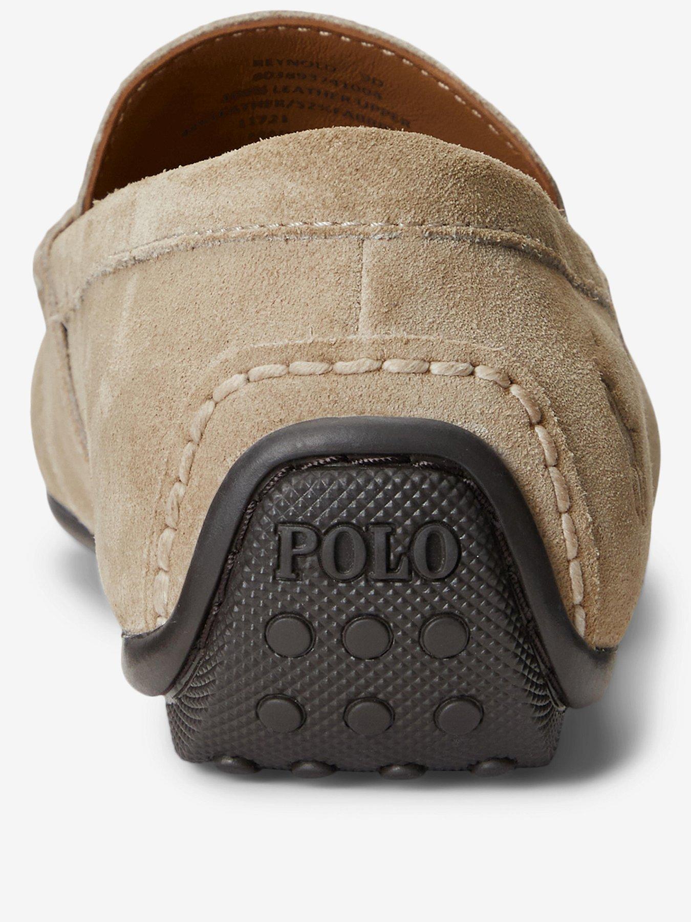 Image 3 of 4 of Polo Ralph Lauren Reynold Suede Moccasin - Beige