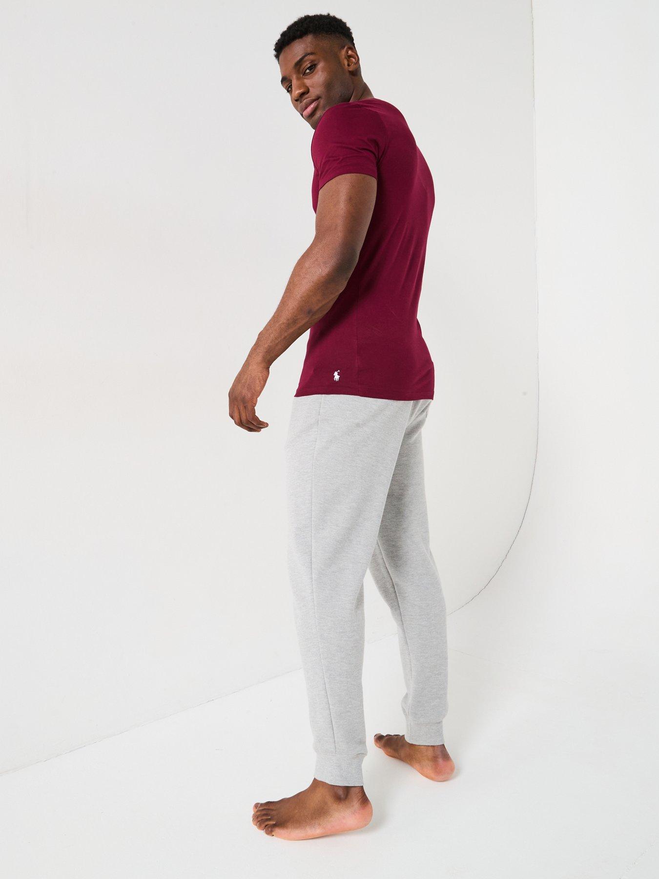 Image 6 of 6 of Polo Ralph Lauren 3 Pack Loungewear T-shirts - Dark Red