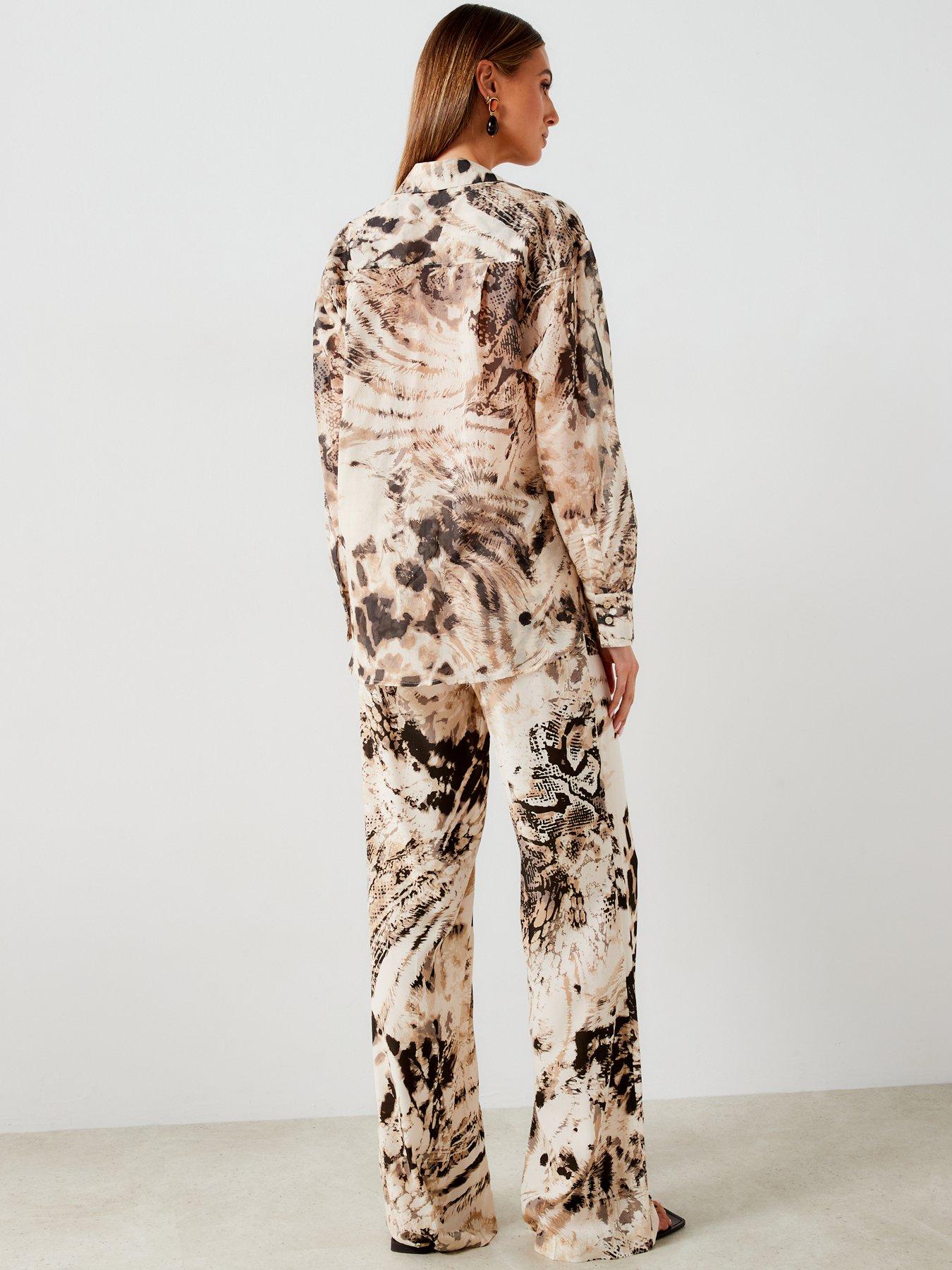 Mango Printed Co Ord Shirt | Very.co.uk 