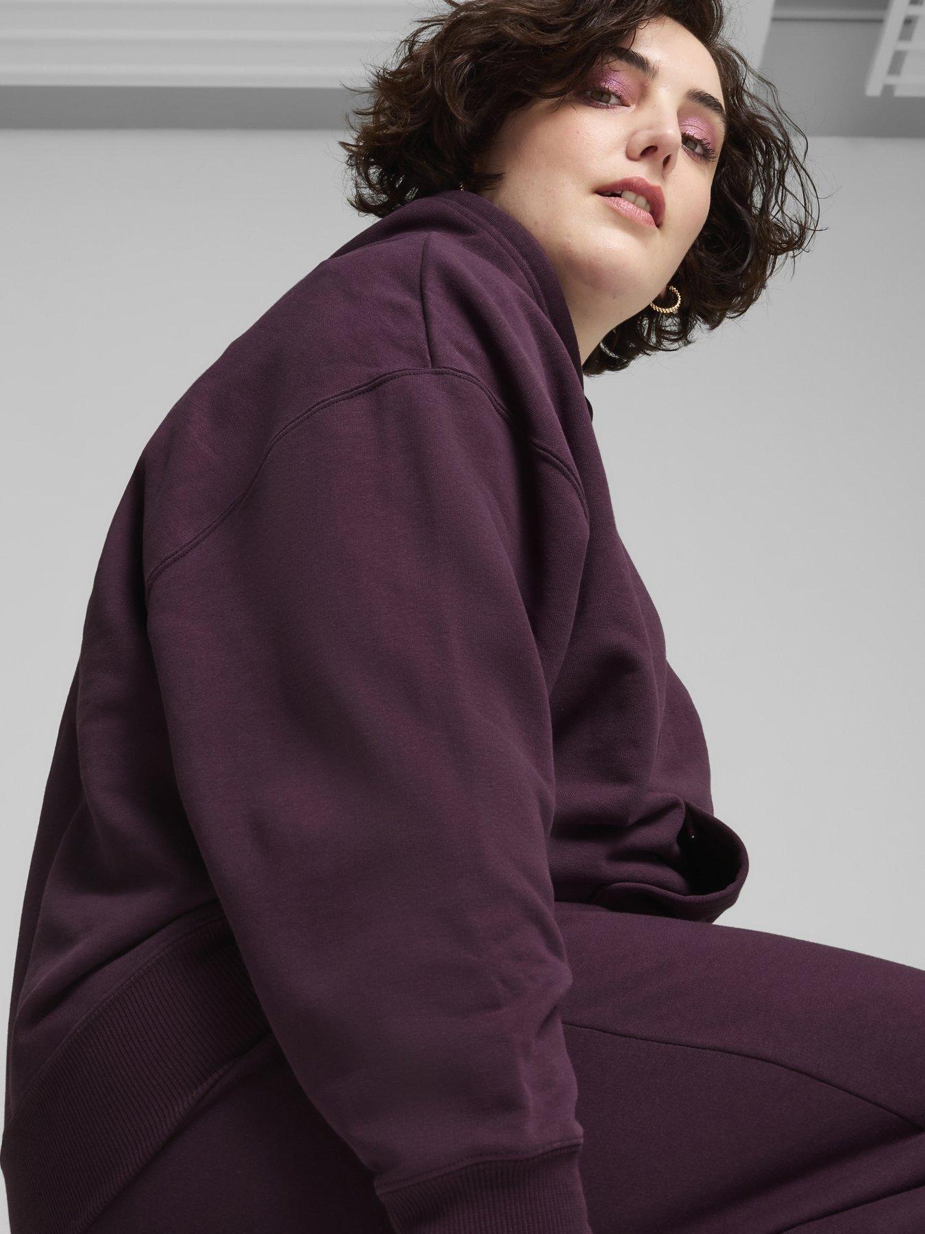 Image 4 of 5 of Puma Women's Better Classics Relaxed Hoodie - Purple