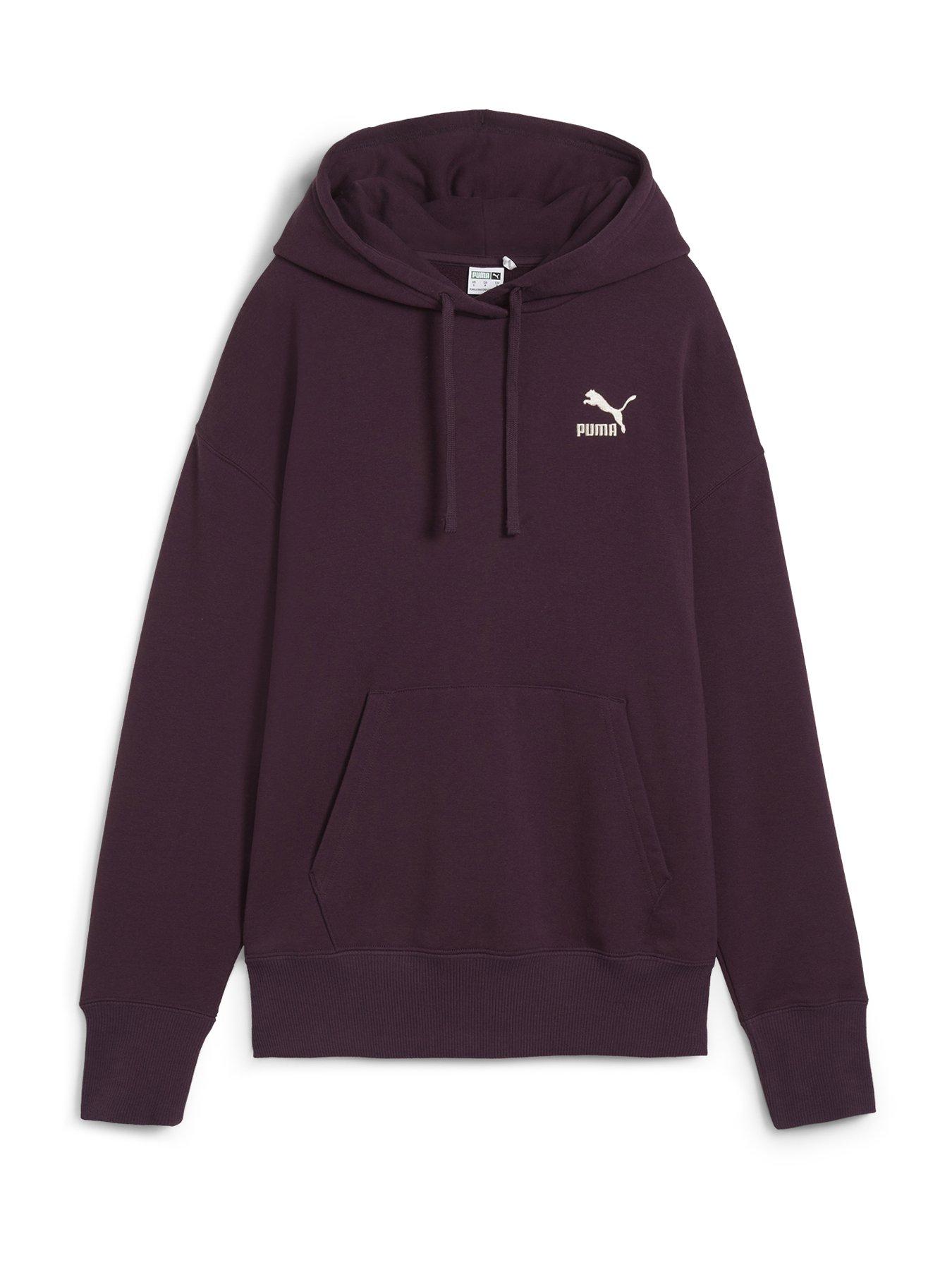 Puma Women s Better Classics Relaxed Hoodie Purple Very