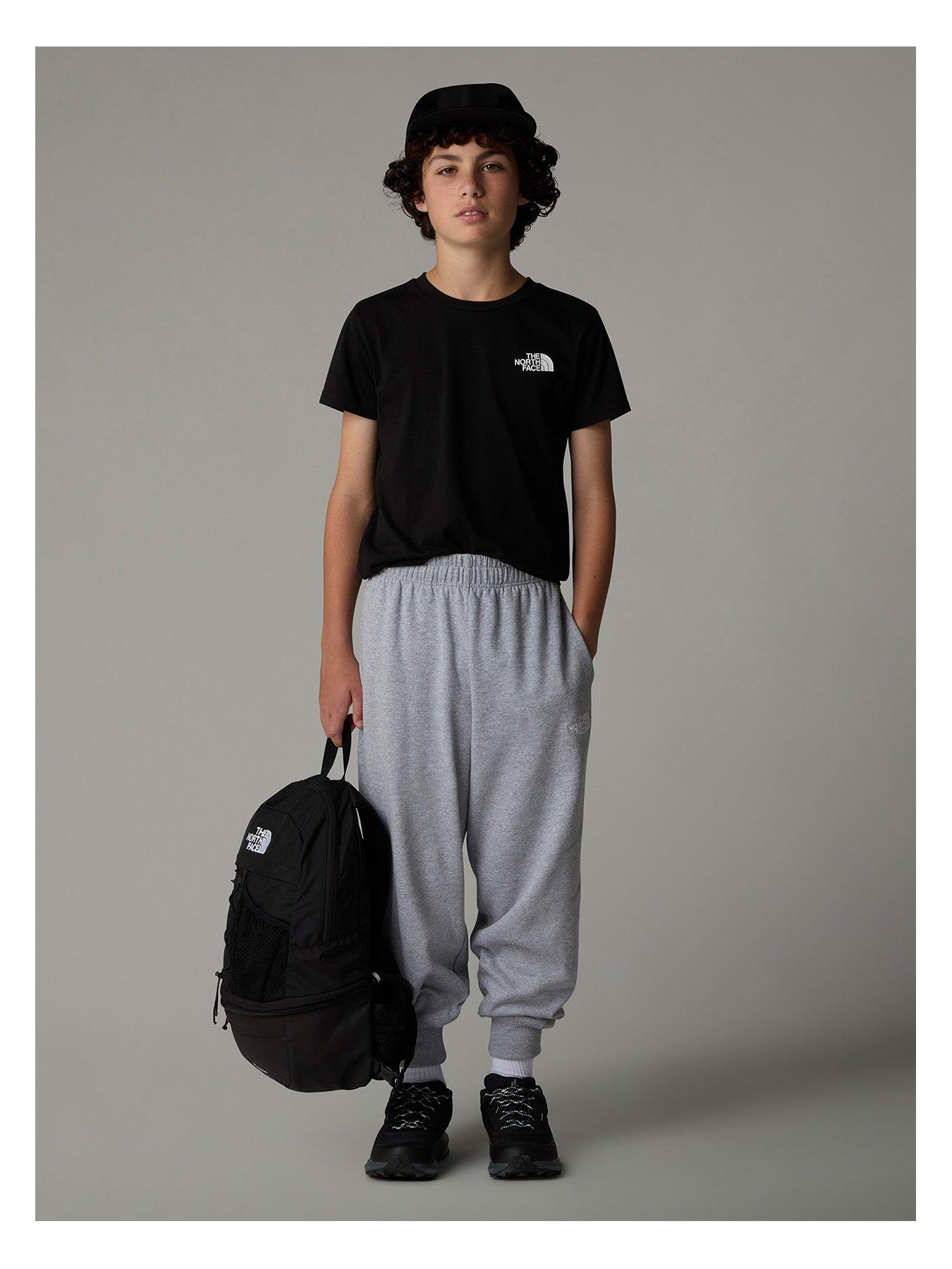 THE NORTH FACE Juniors Short Sleeve Simple Dome T-Shirt - Black