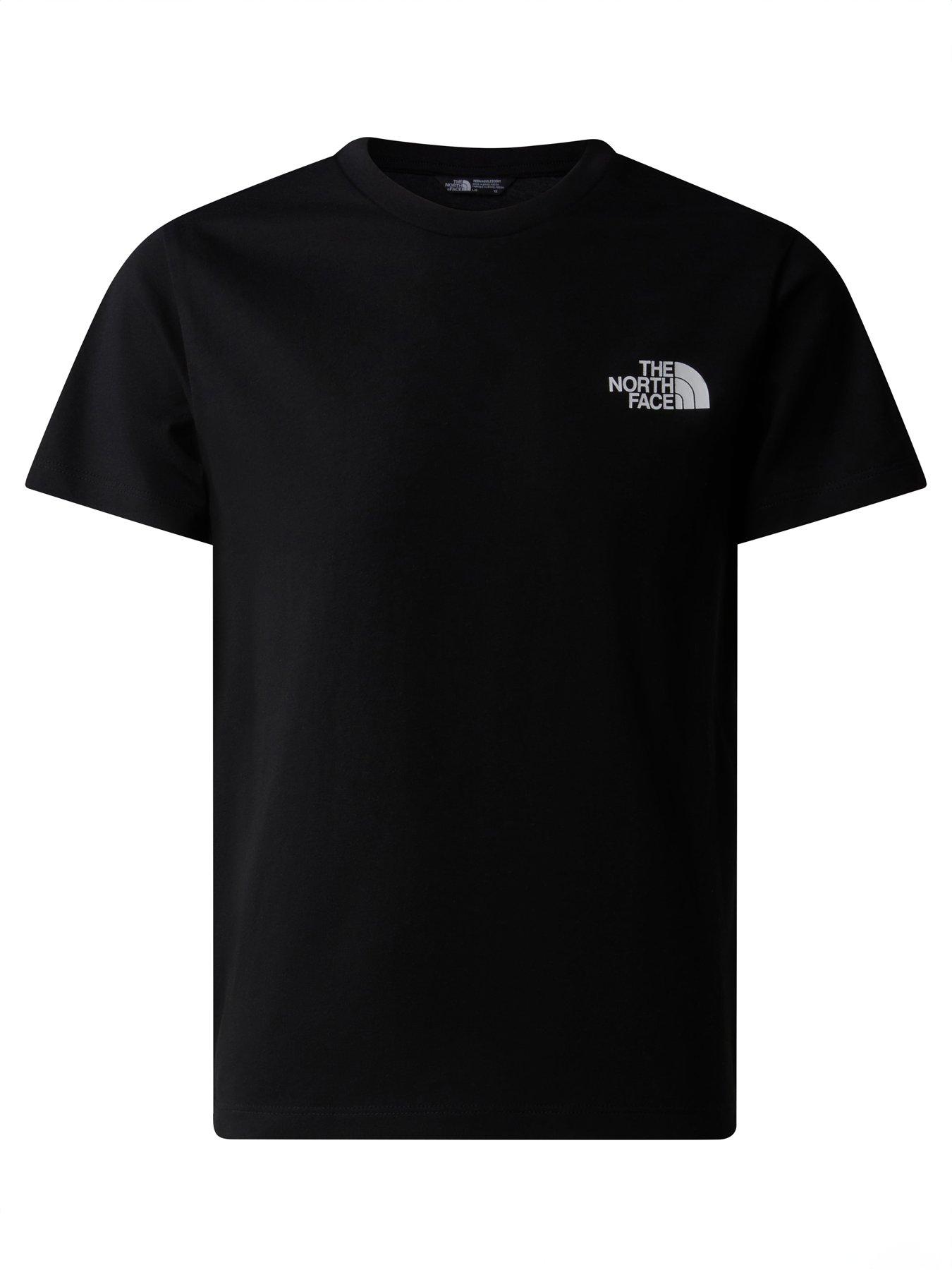 Image 3 of 3 of THE NORTH FACE Juniors Short Sleeve Simple Dome T-Shirt - Black