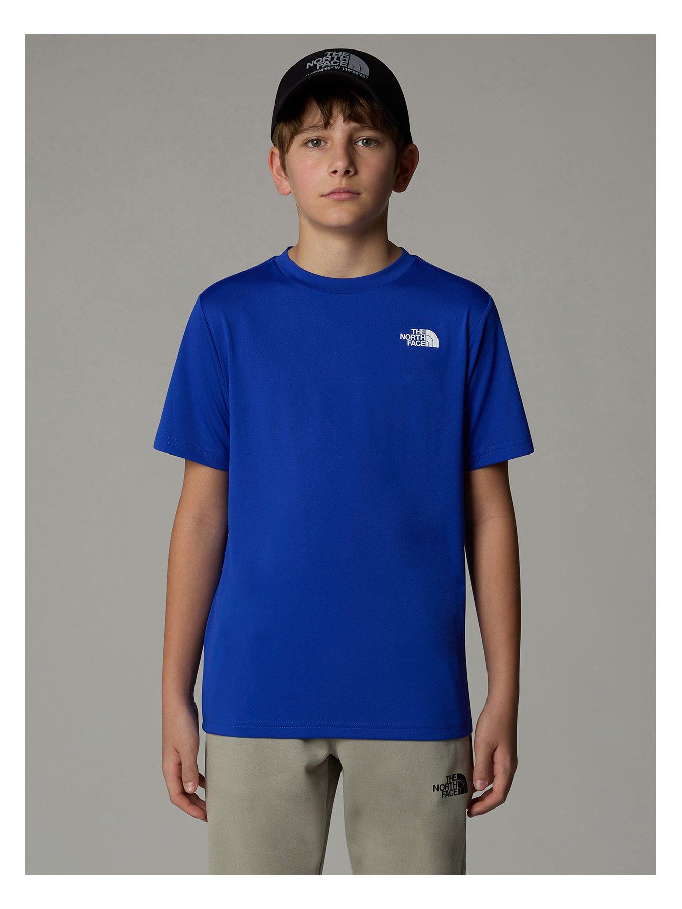 undefined Junior Boys Reaxion Short Sleeve Tee - Blue