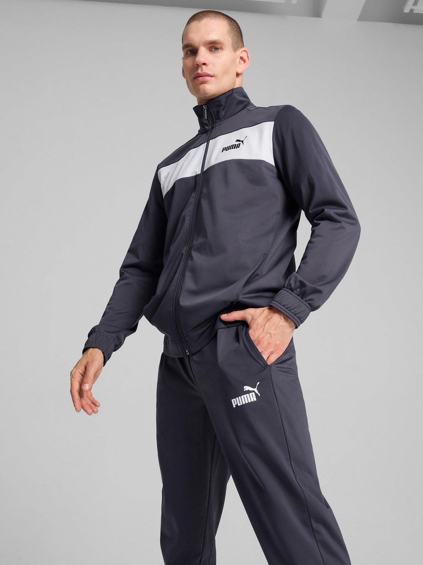 Puma Men s Poly Tracksuit Grey Very