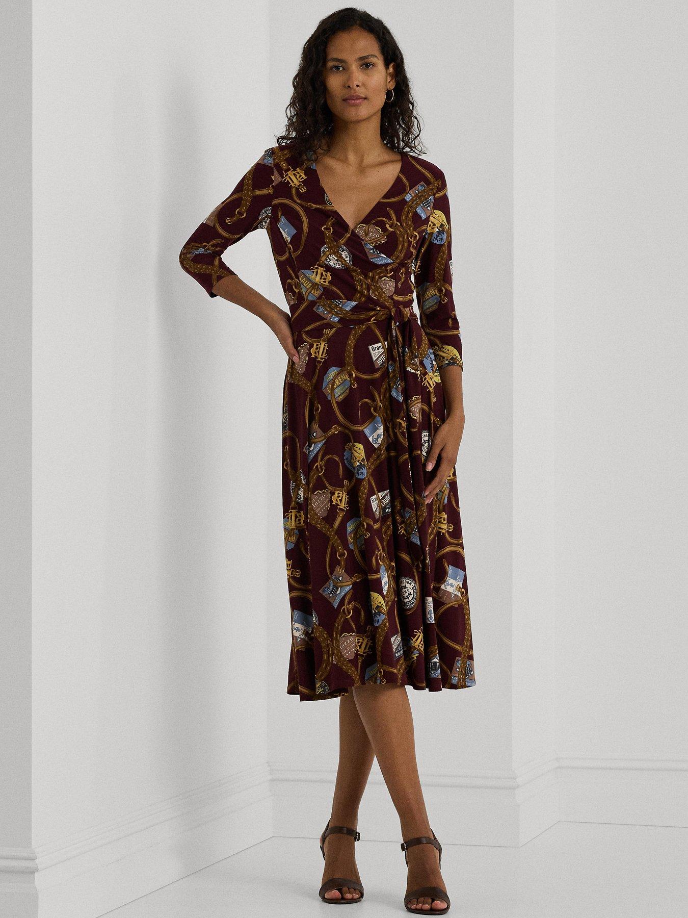 undefined Carlyna 3/4 Sleeve Dress - Red