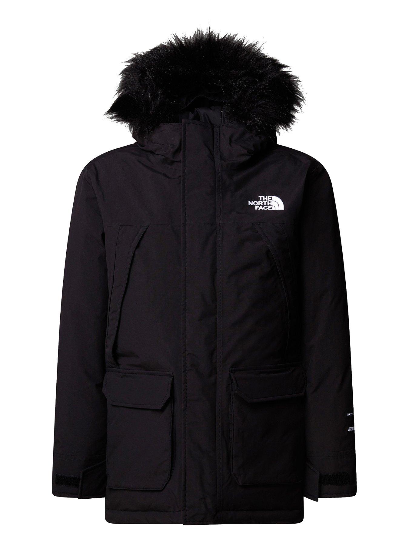 THE NORTH FACE: Junior Boys Mcmurdo Parka Jacket - Black