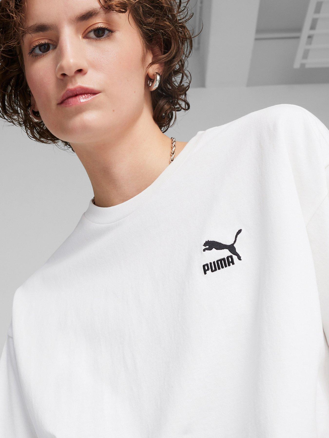 Puma oversize logo t shirt on sale
