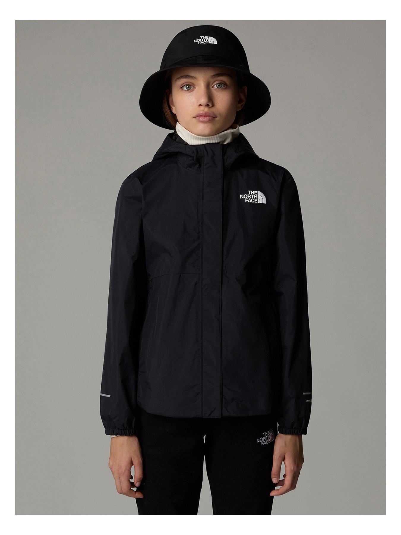 undefined Junior Girls Antora Rain Jacket - Black