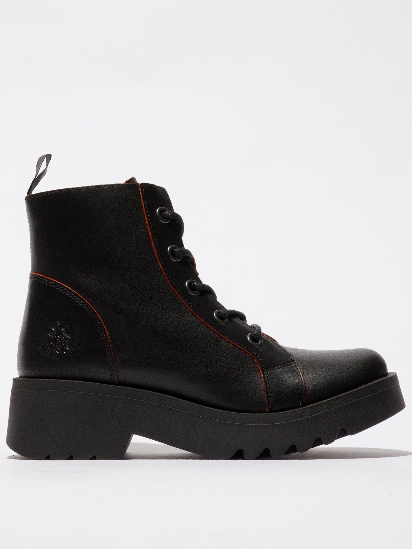 undefined Metz788fly Lace Up Boot - Black/red