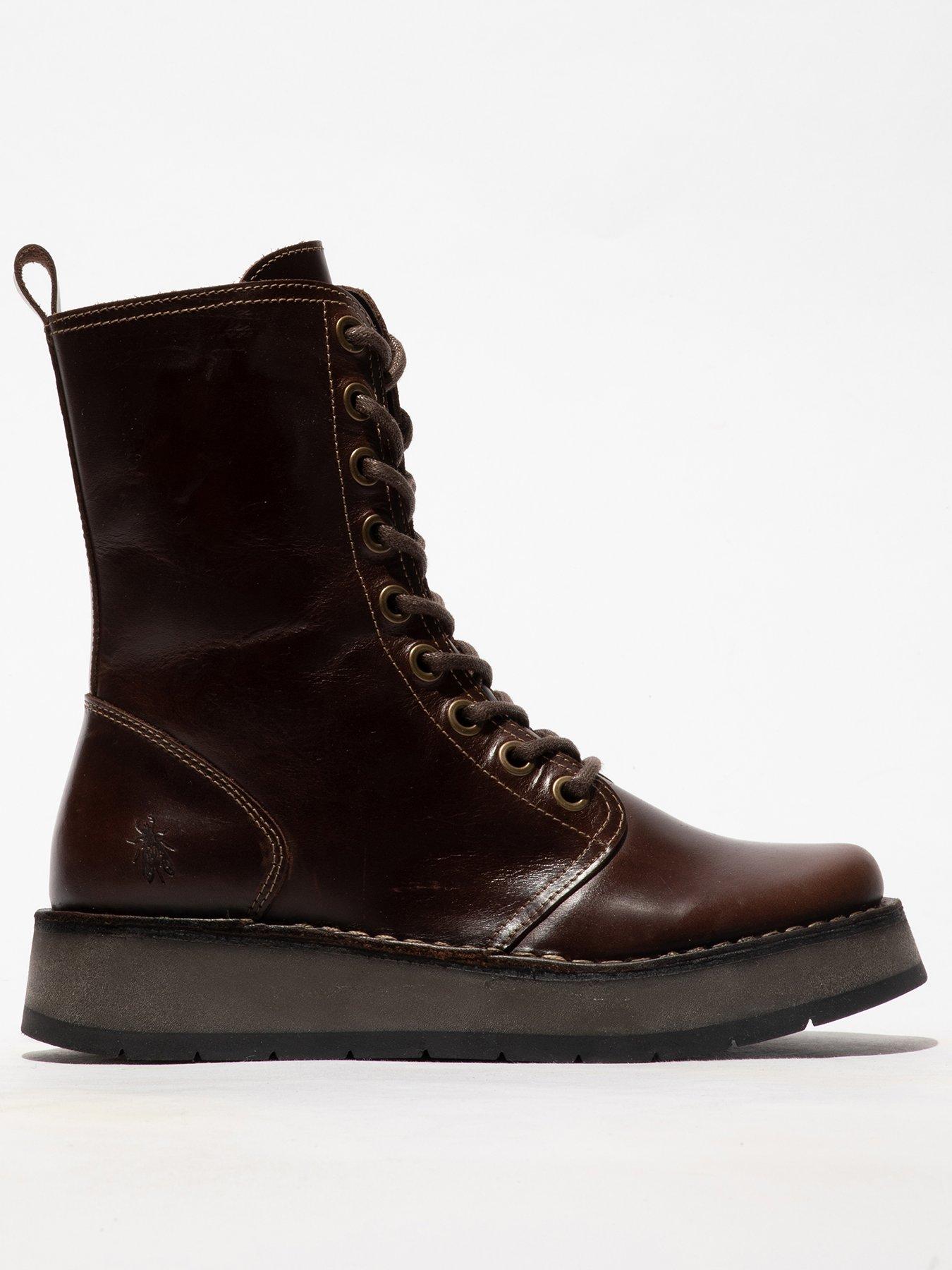 Lace up fly boots best sale