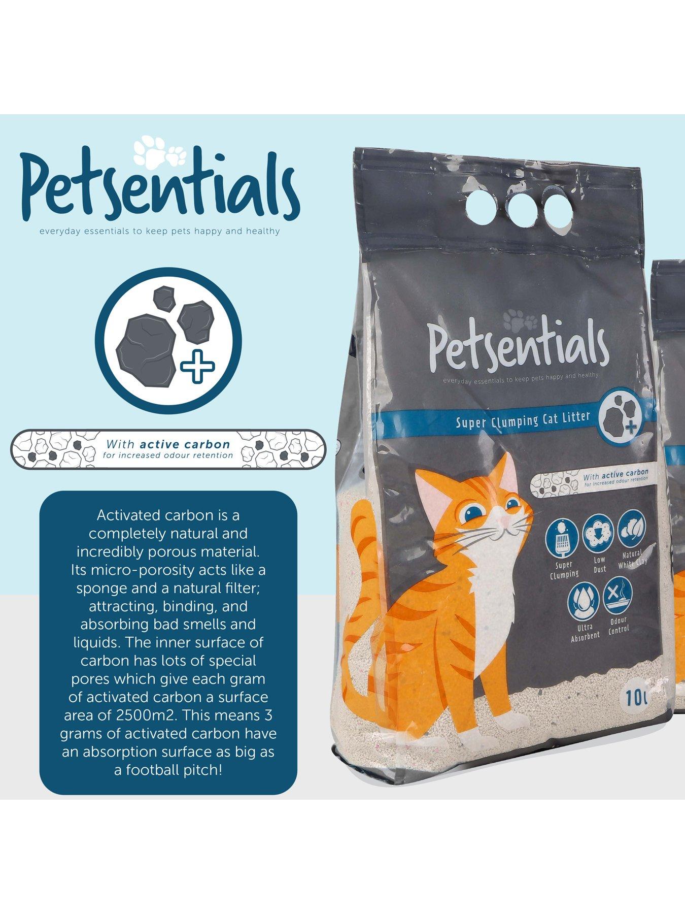 Image 4 of 4 of Petsentials Super Clumping Cat Litter With Activated Carbon 10 ltr