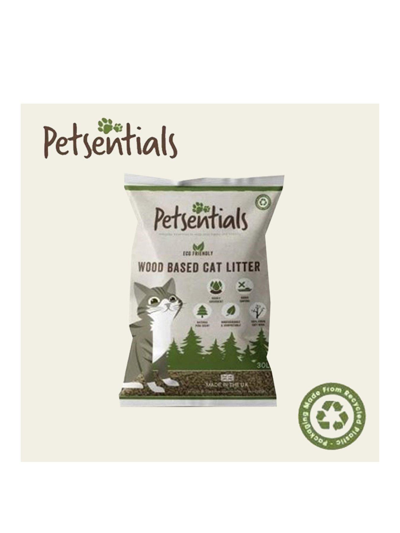 Product photograph of Petsentials Wood Based Cat Litter 30ltr from very.co.uk