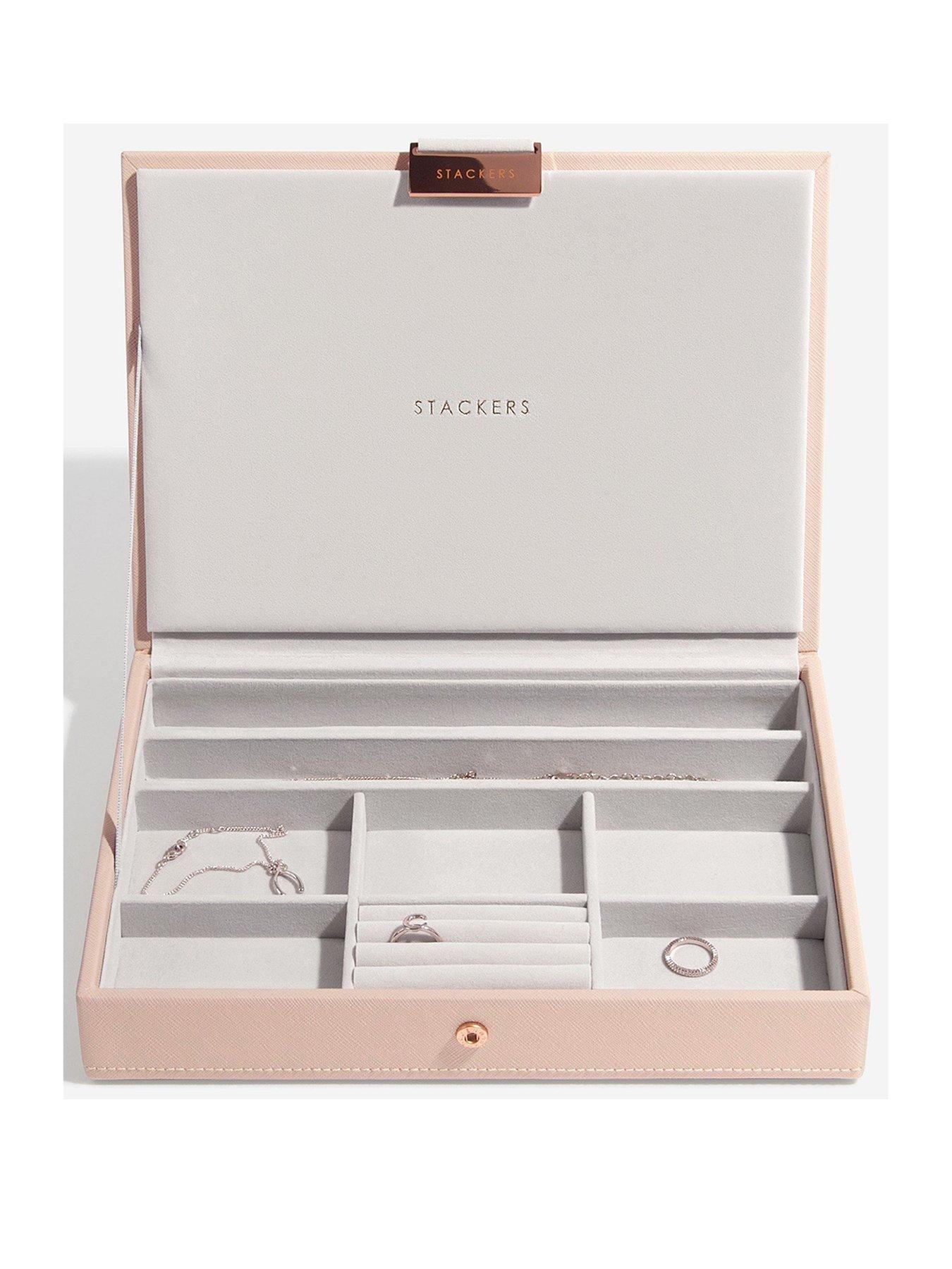 Product photograph of Stackers Classic Box Lid - Blush from very.co.uk