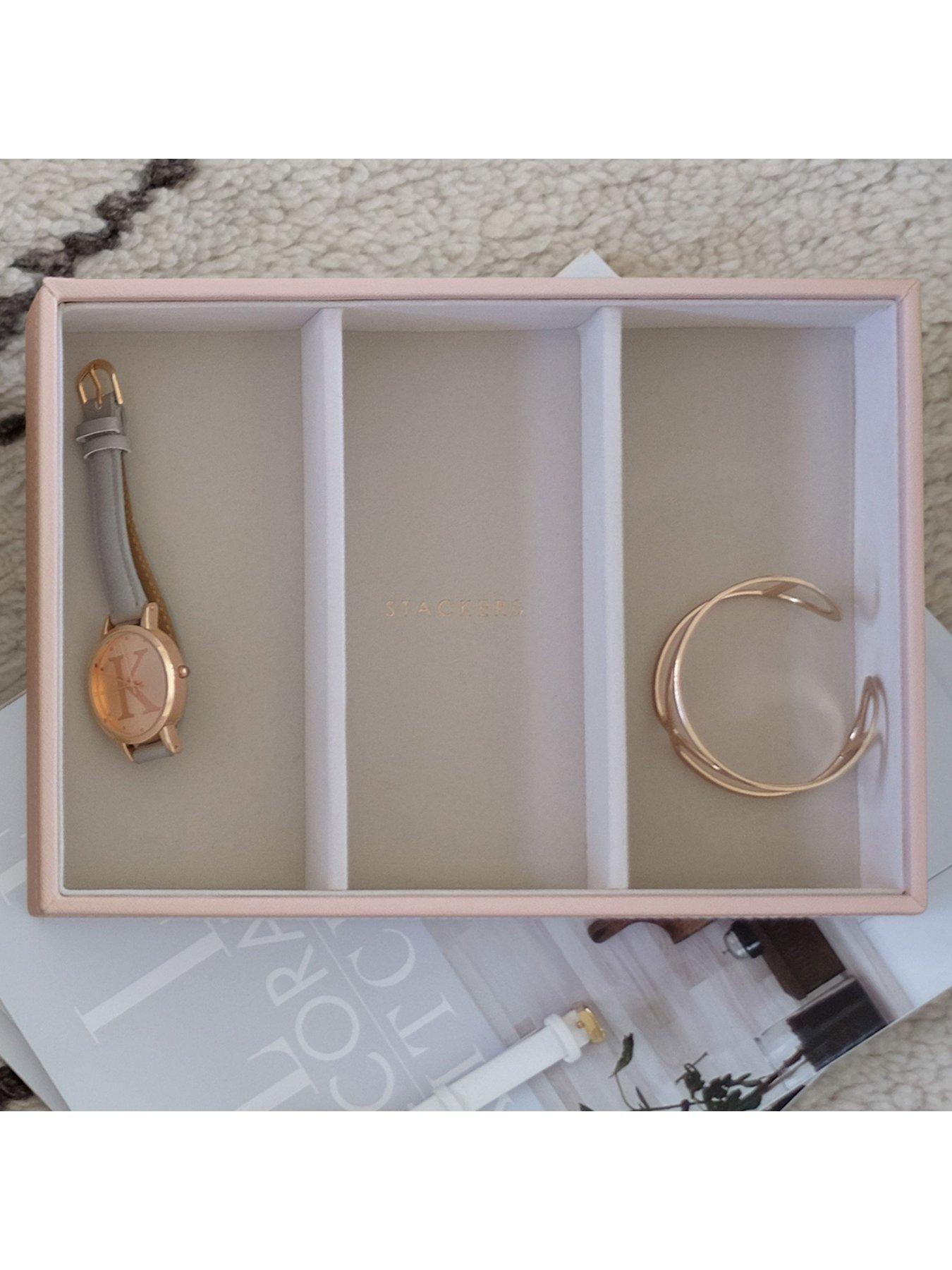 Image 3 of 3 of Stackers Classic 3 Section Deep Tray - Blush