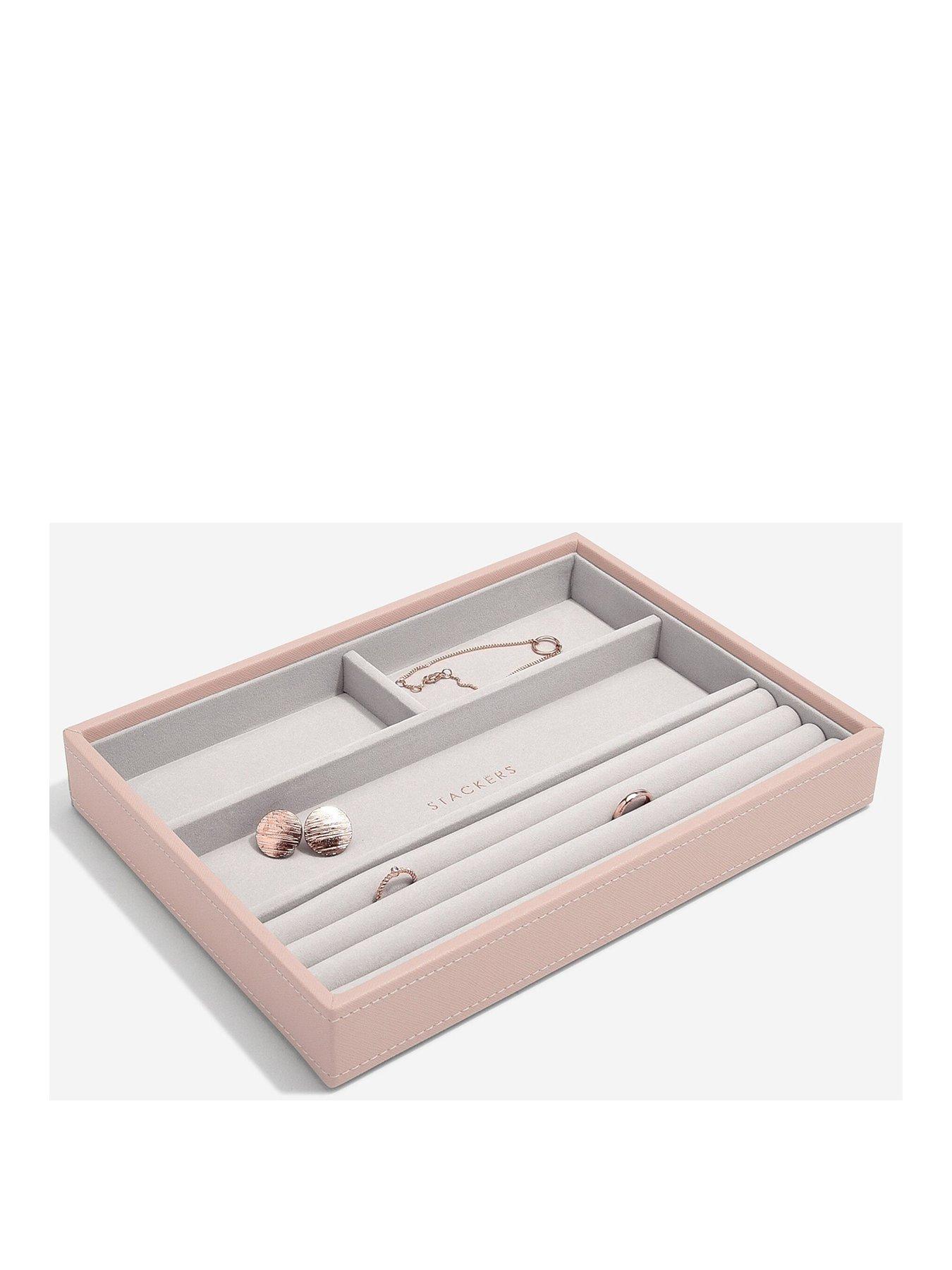 Image 1 of 3 of Stackers Classic 4 Section Tray - Blush