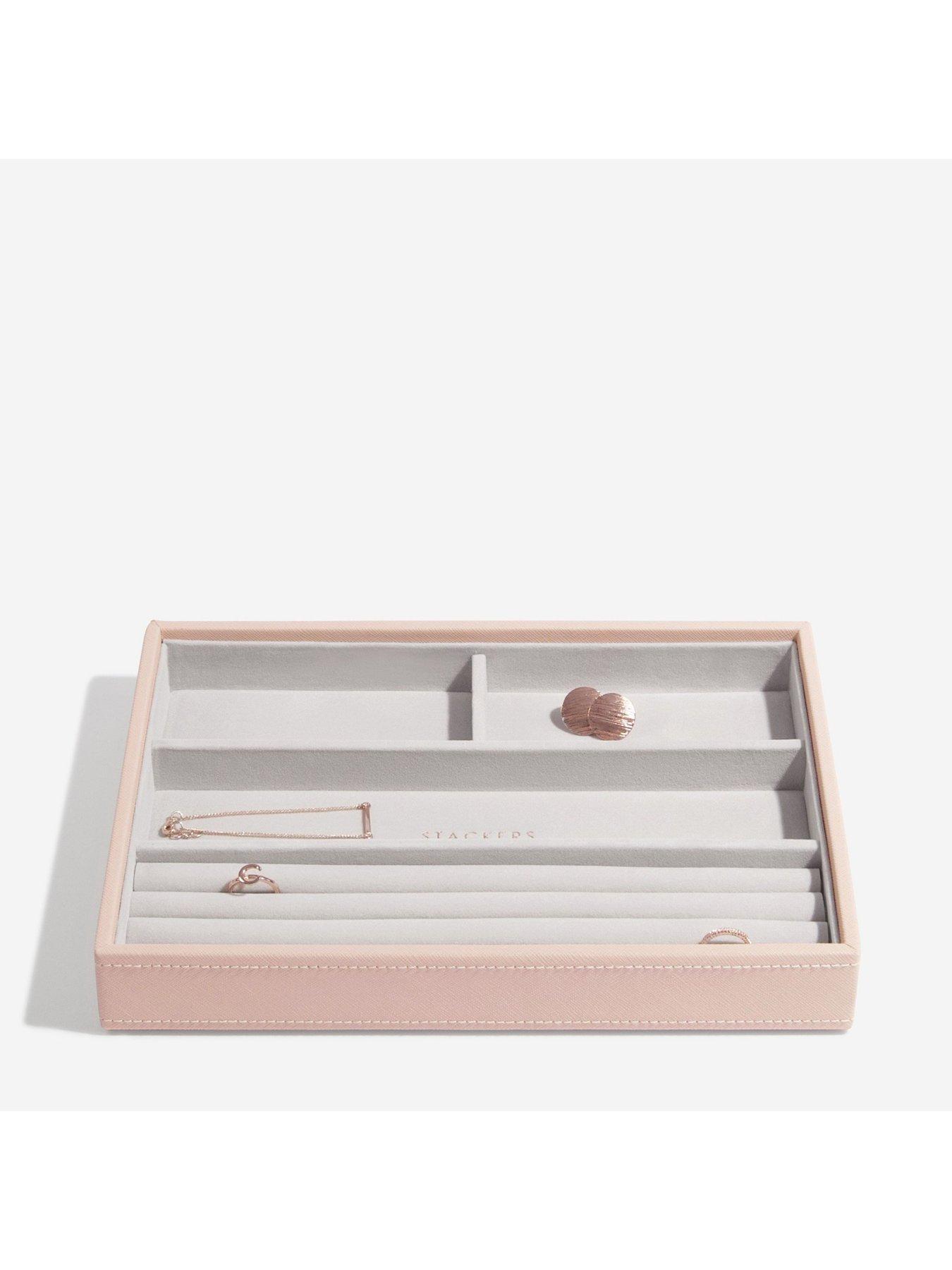 Image 2 of 3 of Stackers Classic 4 Section Tray - Blush