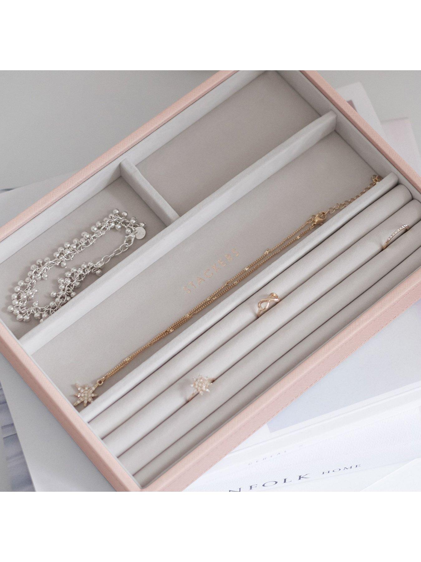 Image 3 of 3 of Stackers Classic 4 Section Tray - Blush