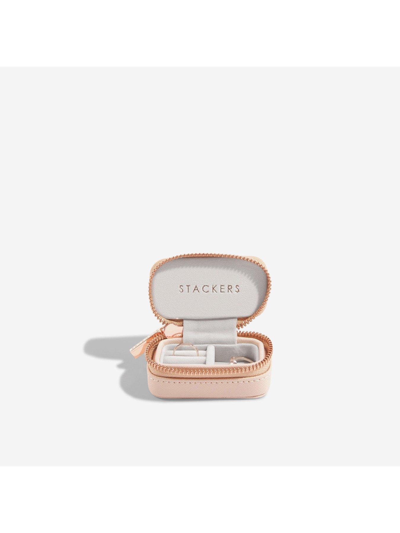 Image 3 of 3 of Stackers Large &amp; Petite Travel Box - Blush